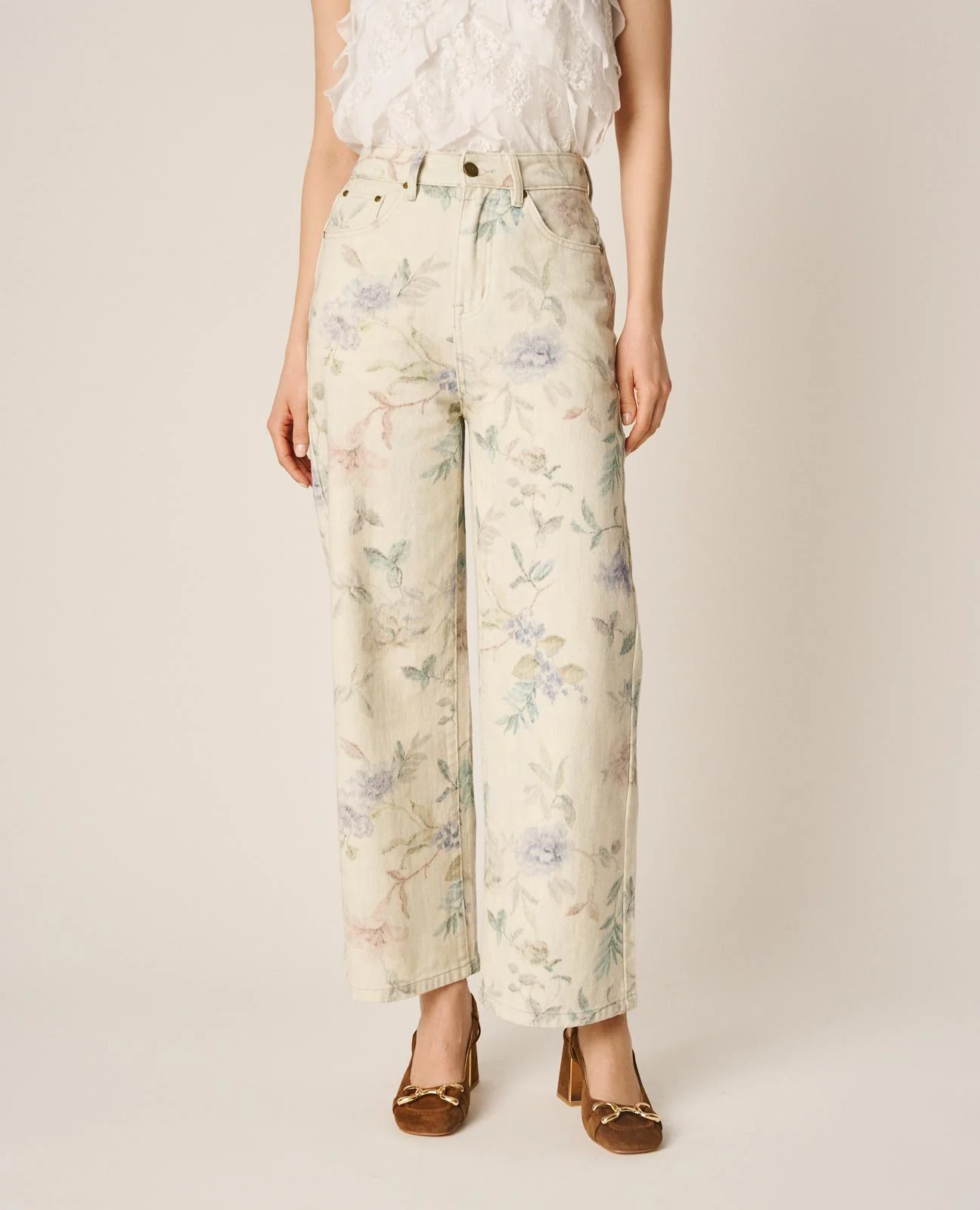 PANTALÓN ESTAMPADO FLORAL - Image 3