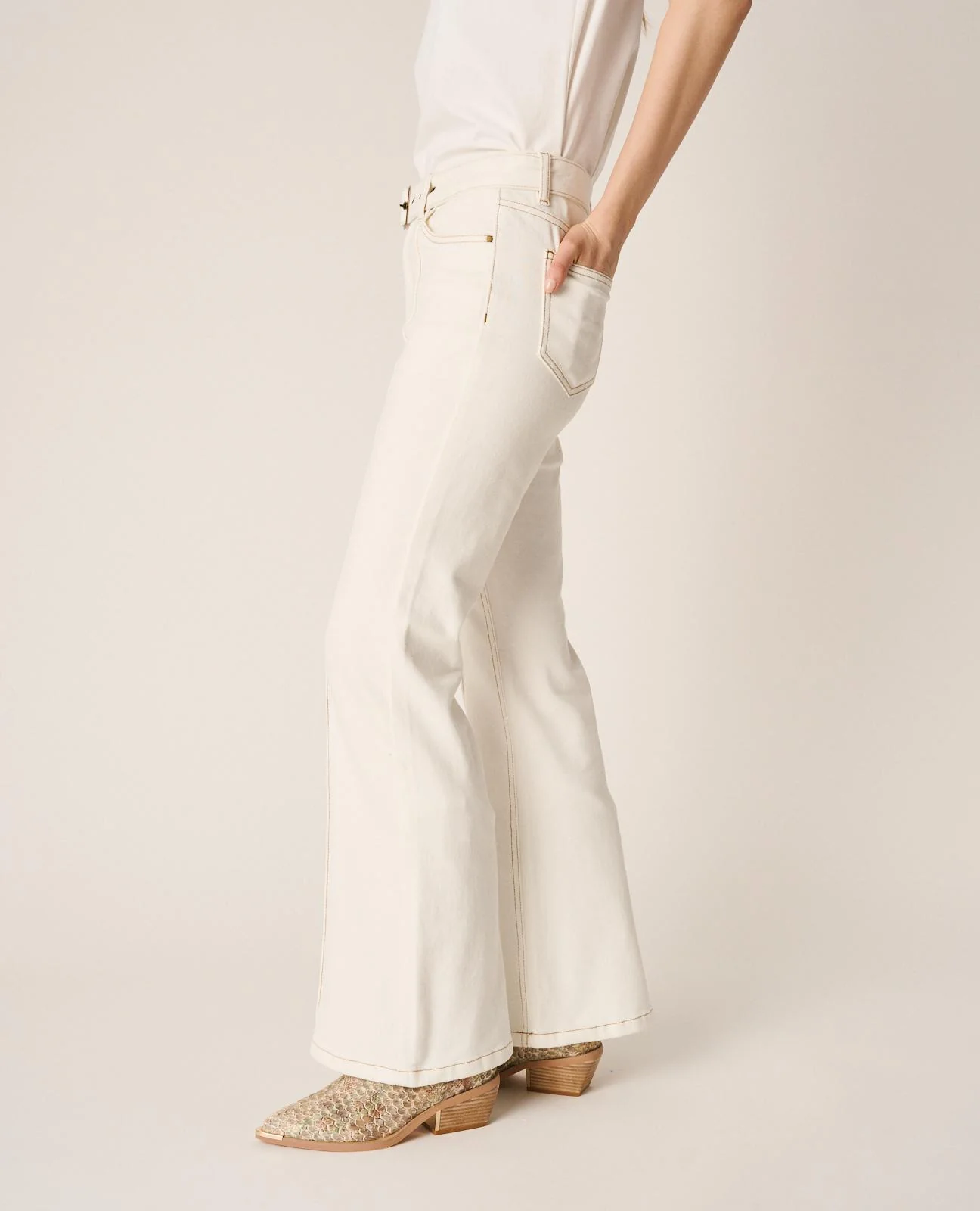 PANTALÓN FLARE DEMIN - Image 5