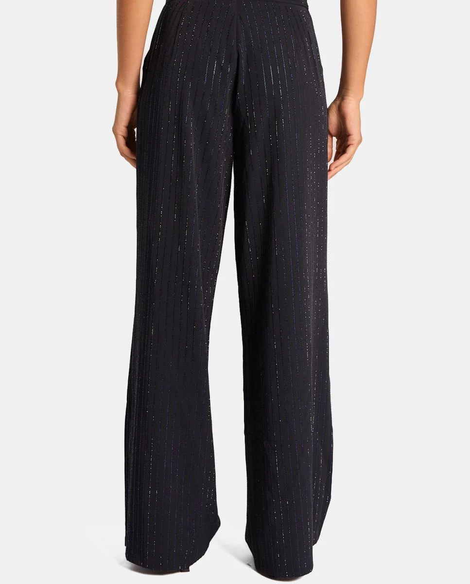 PANTALÓN RECTO RAYAS PEDRERÍA - Image 4