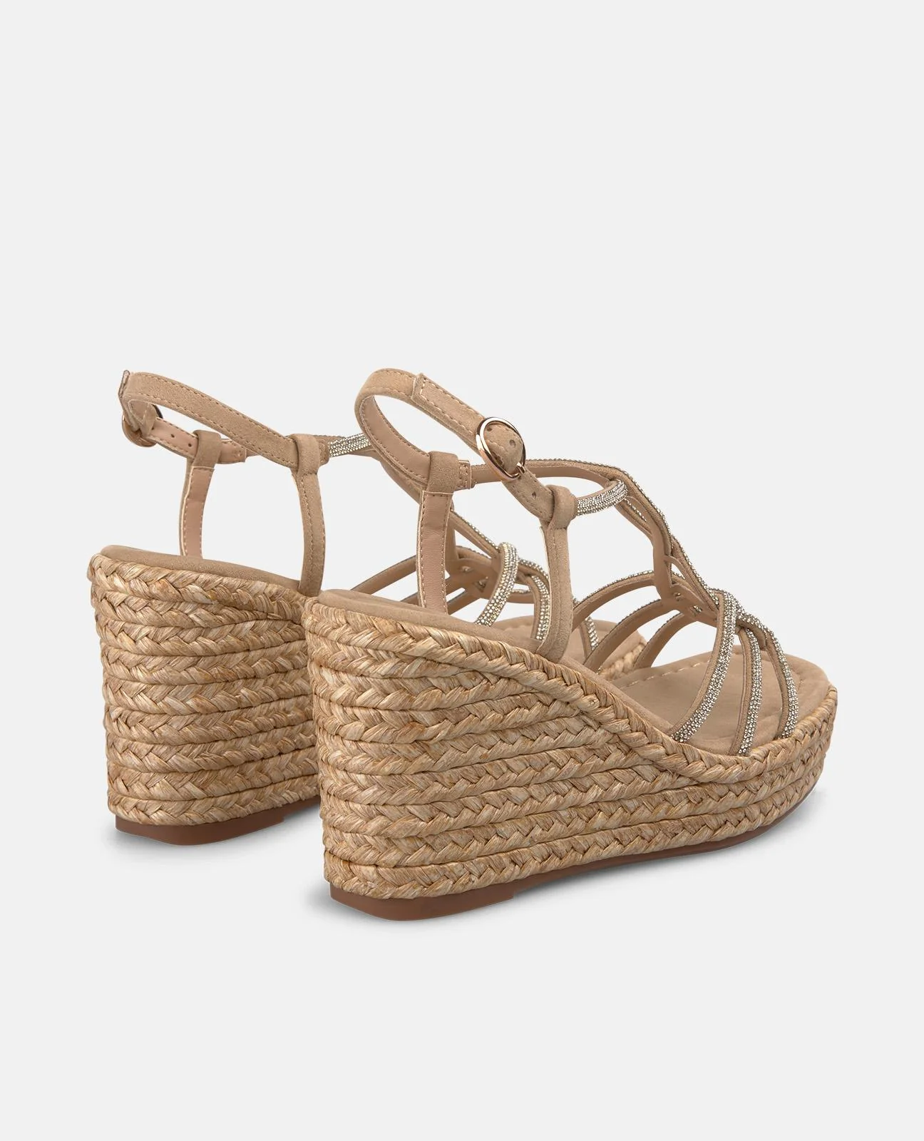 SANDALIA DE PLATAFORMA CON TIRAS ENTRELAZADAS - Image 3