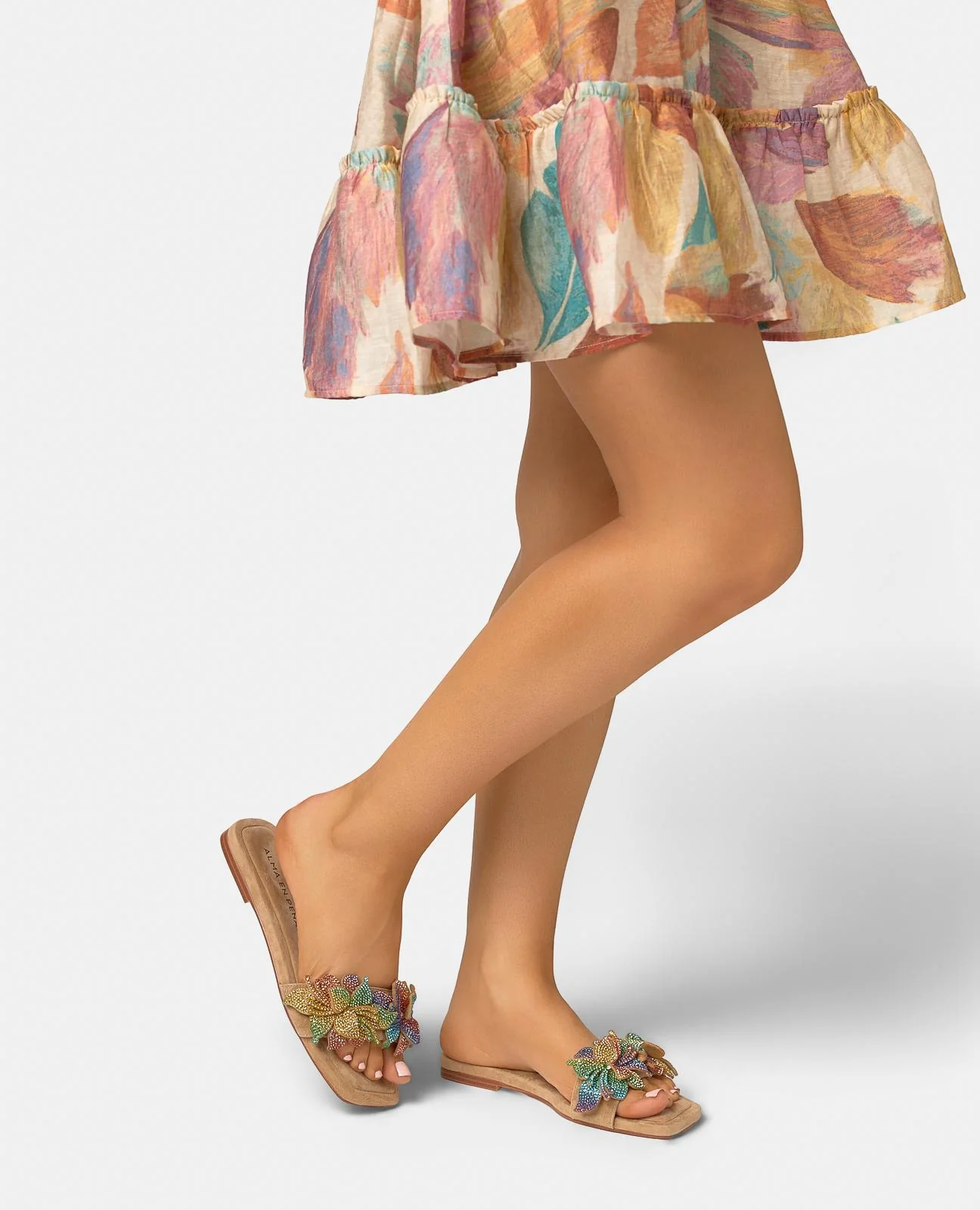 SANDALIA PLANA FLORES - Image 5
