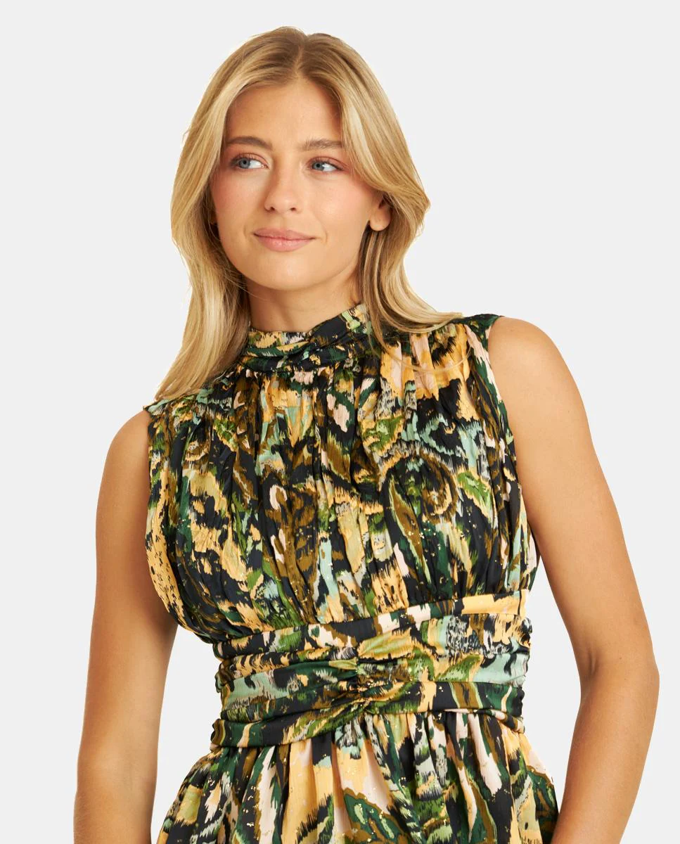 TOP CUELLO CON FRUNCES - Image 2