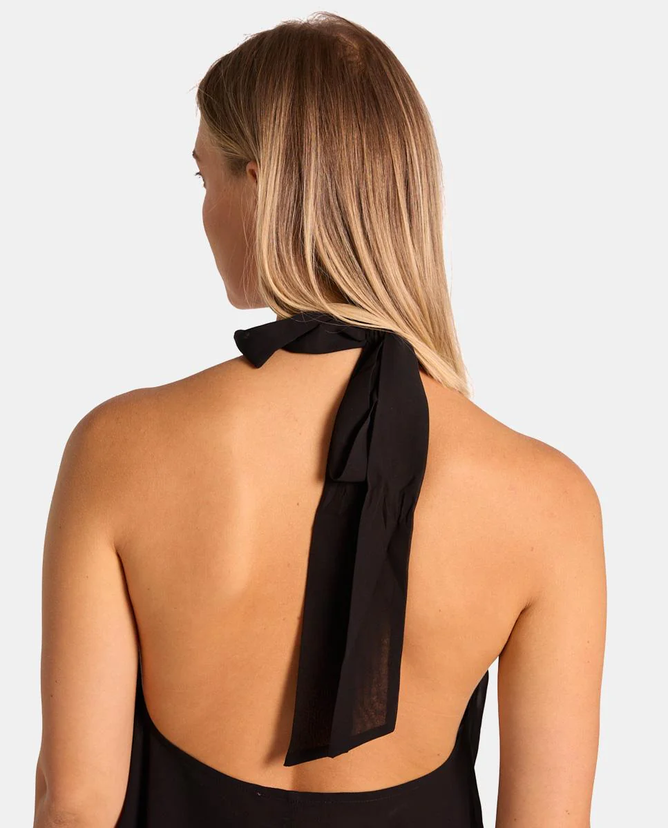 TOP HALTER BORDADOS FLOR - Image 3