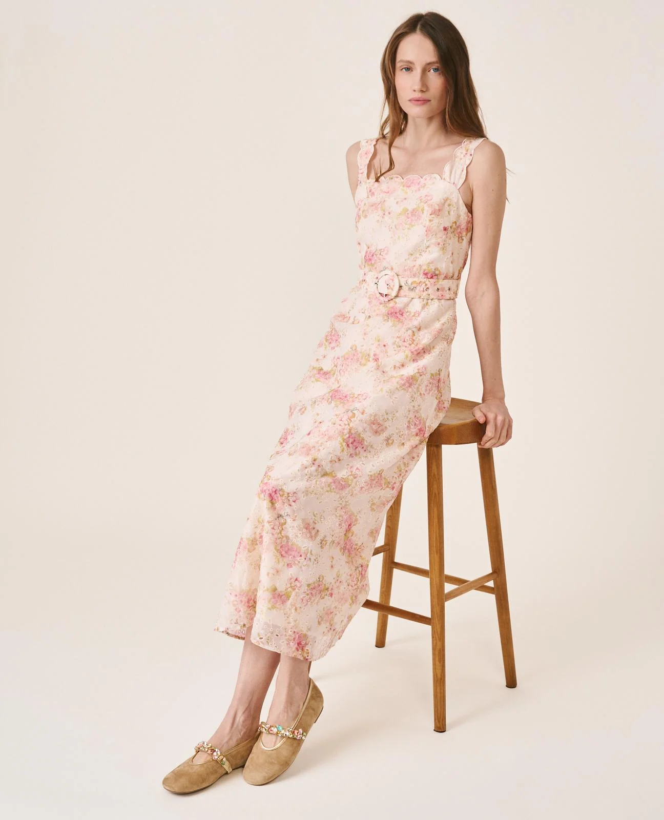 VESTIDO LARGO FLORAL - Image 5