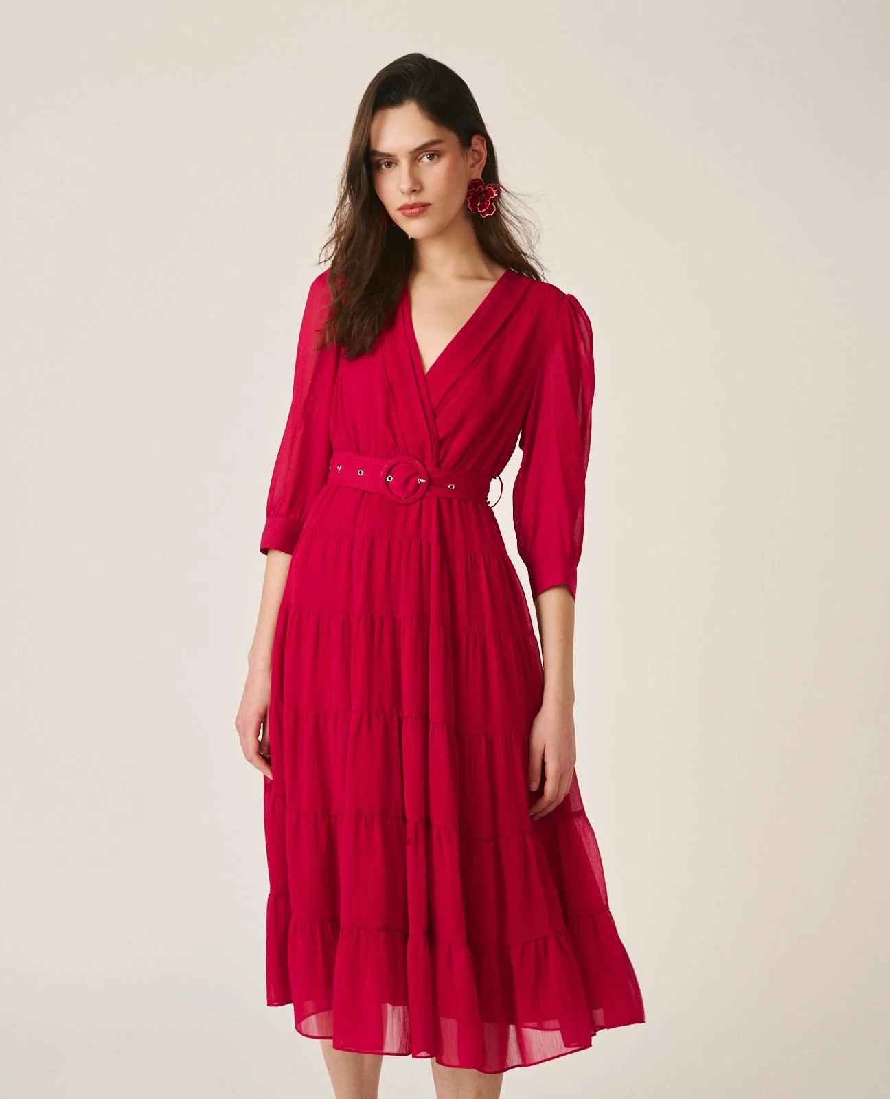 VESTIDO LARGO GASA