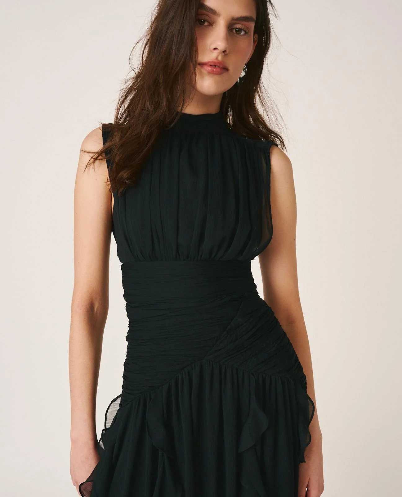 VESTIDO LARGO VOLANTES - Image 2