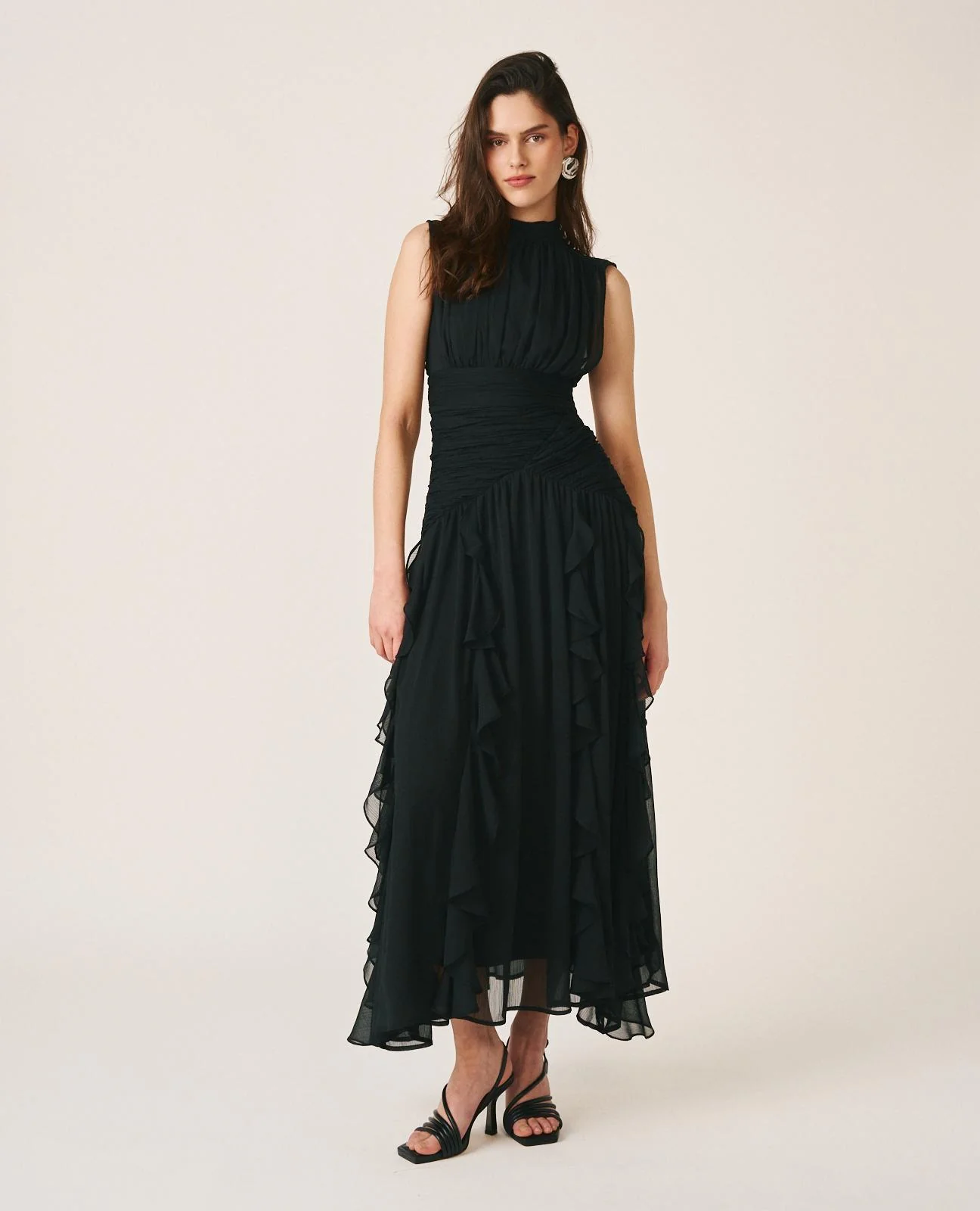 VESTIDO LARGO VOLANTES - Image 3