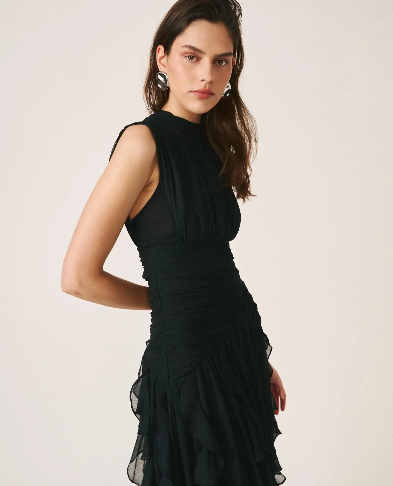 VESTIDO LARGO VOLANTES - Image 4