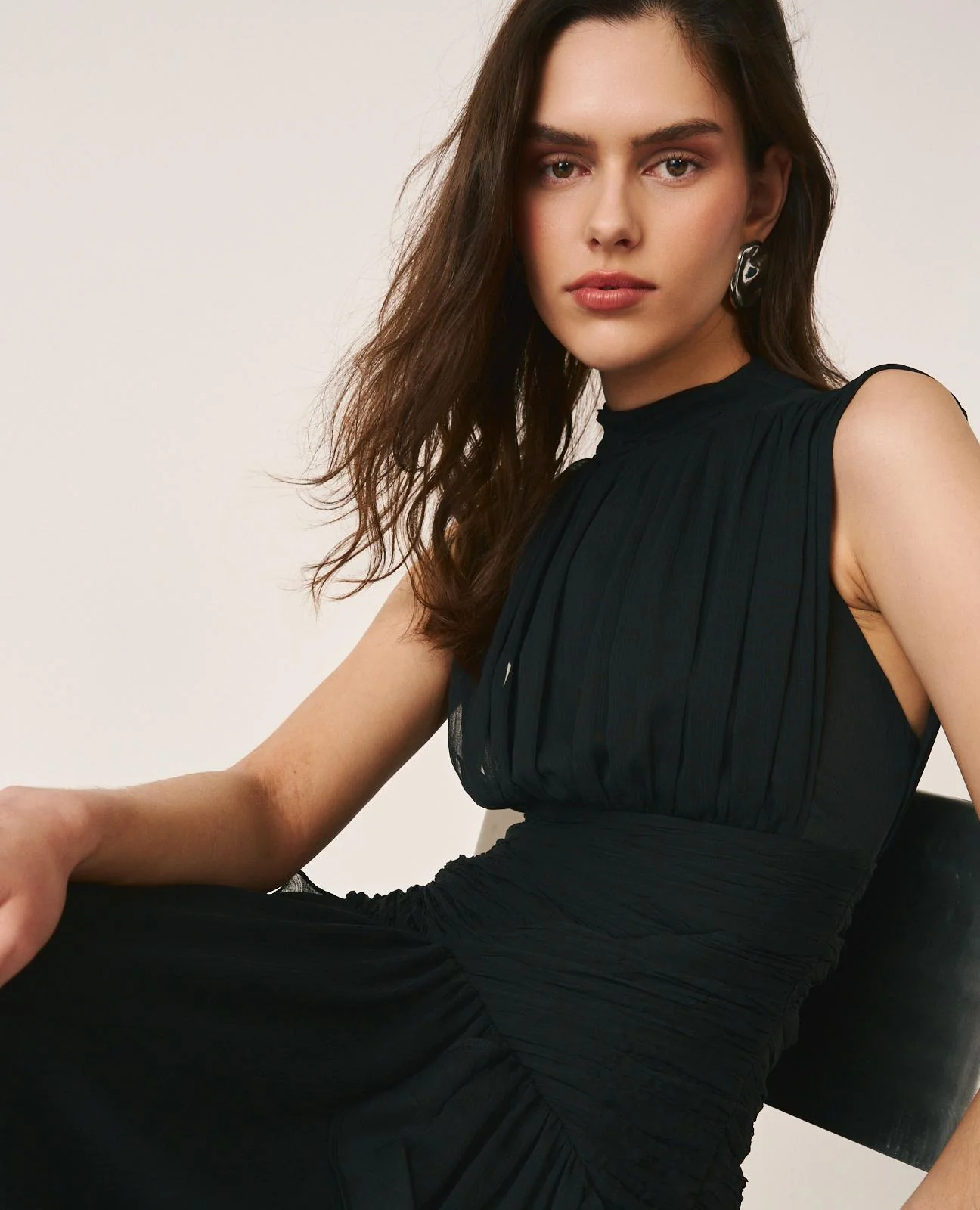 VESTIDO LARGO VOLANTES - Image 5