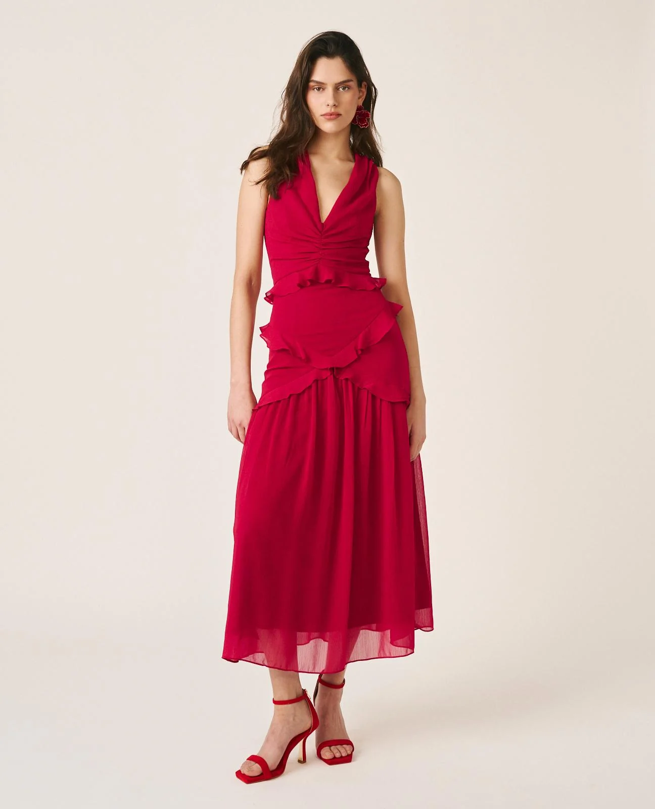 VESTIDO ESPALDA CRUZADA