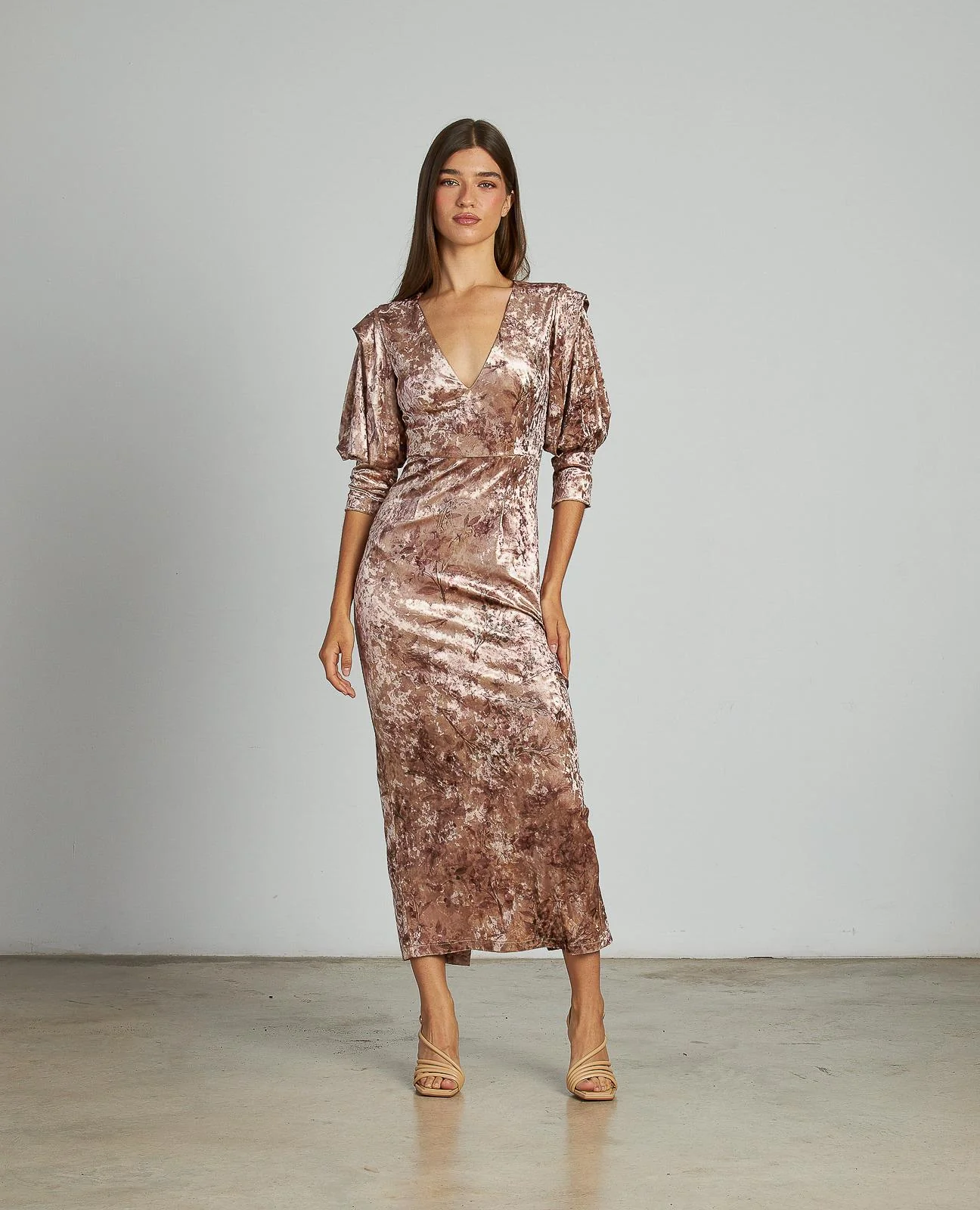VESTIDO AJUSTADO ESTAMPADO