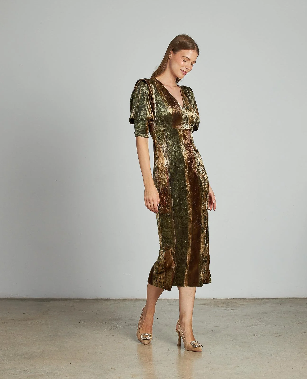 VESTIDO AJUSTADO ESTAMPADO - Image 5