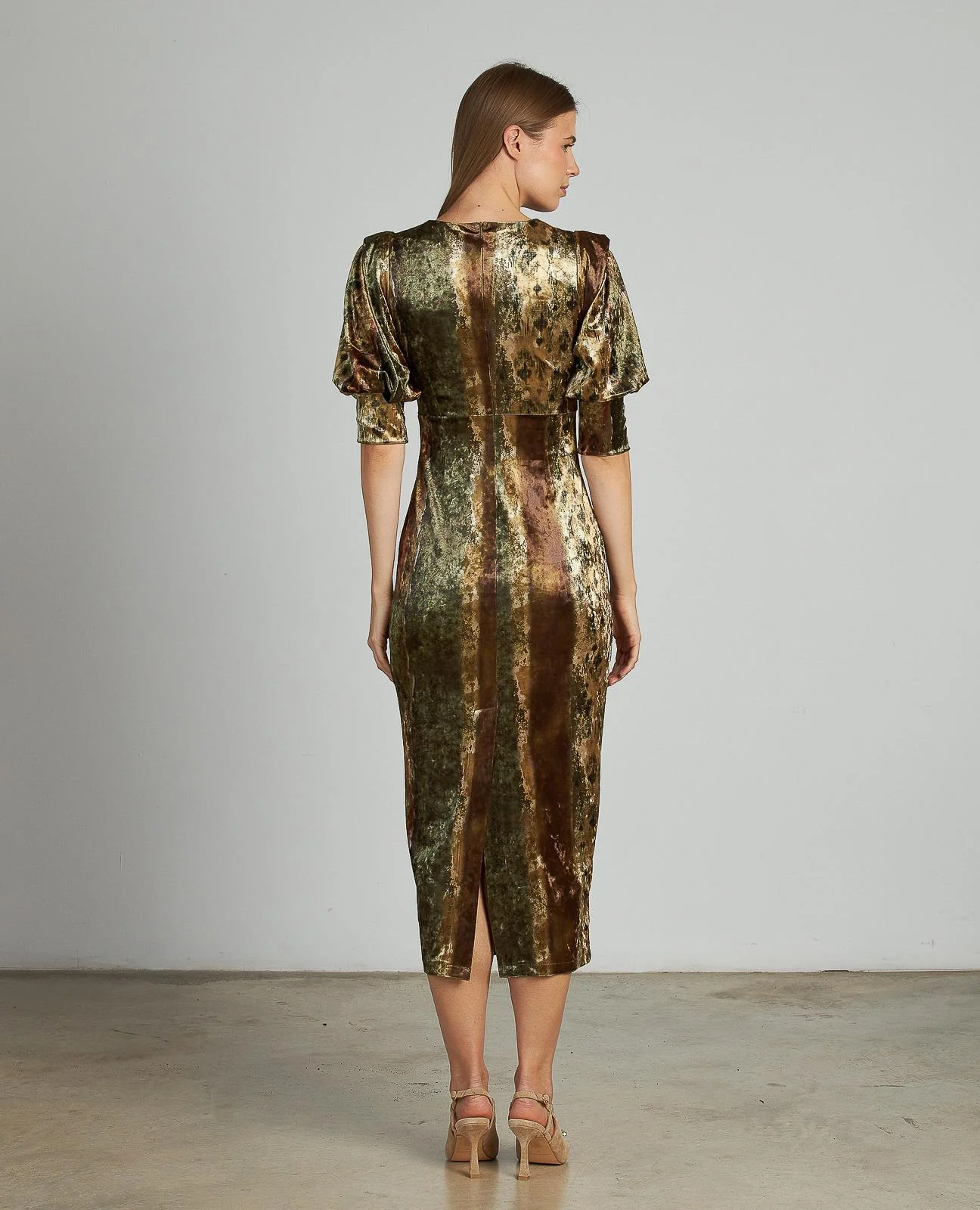 VESTIDO AJUSTADO ESTAMPADO - Image 8