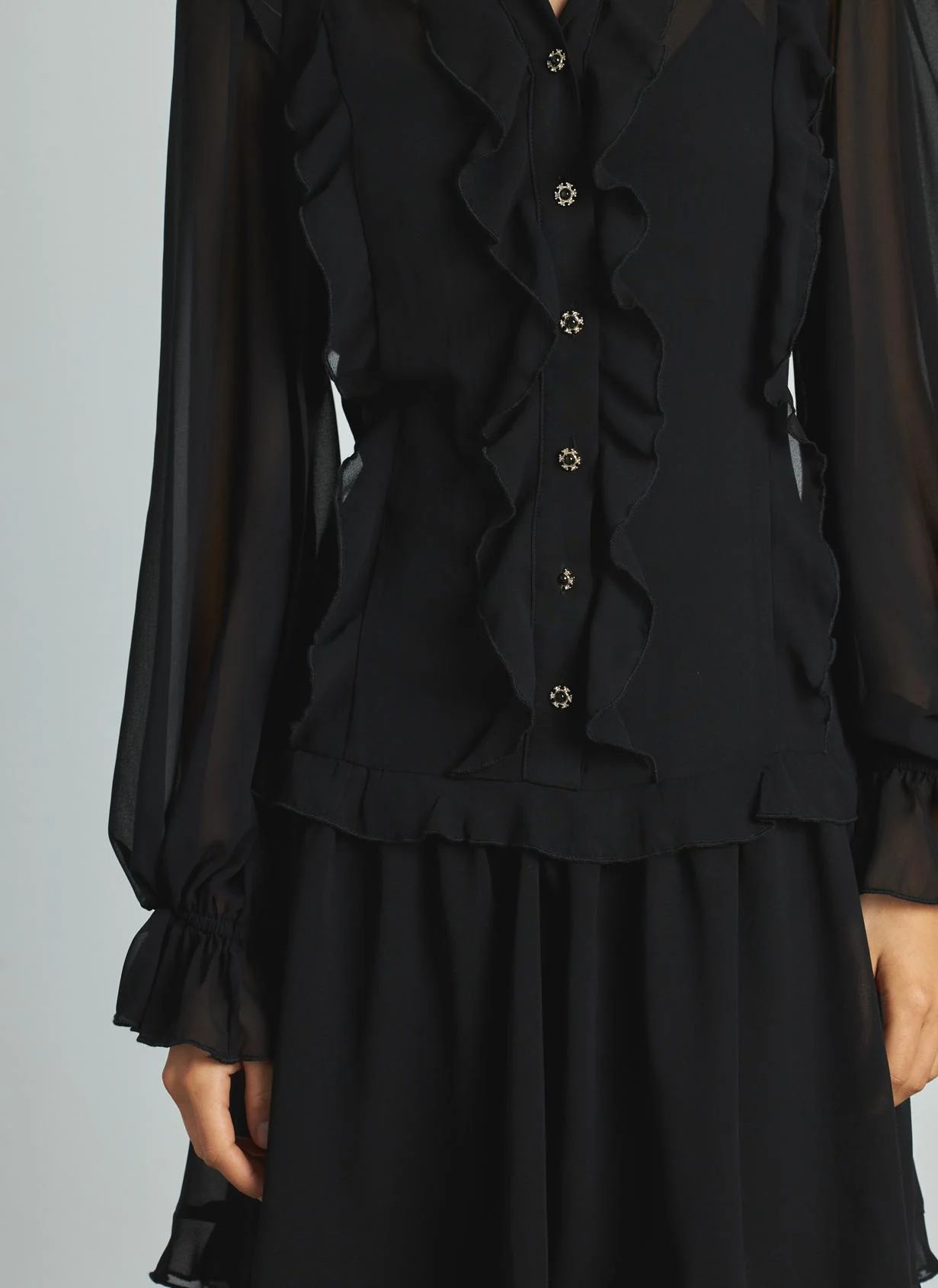 VESTIDO CORTO VOLANTES - Image 4