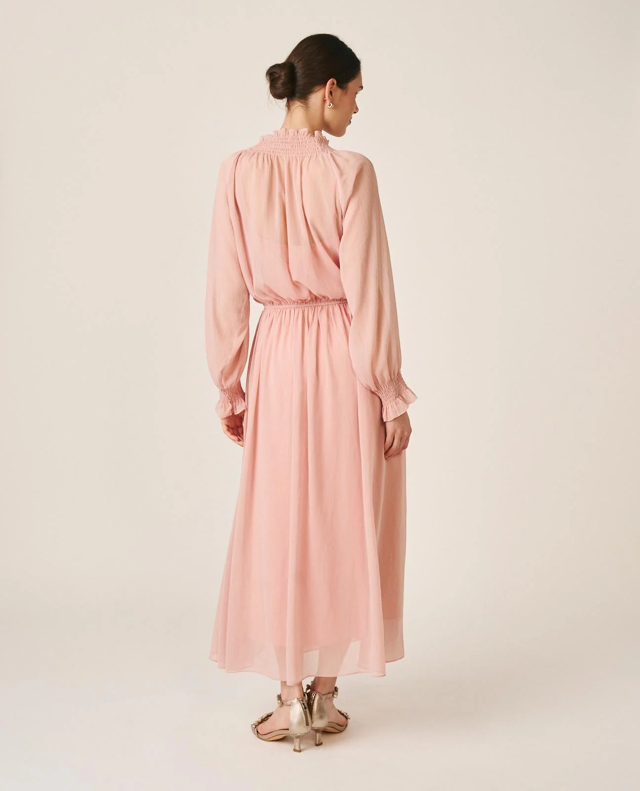 VESTIDO CUELLO FRUNCIDO - Image 7
