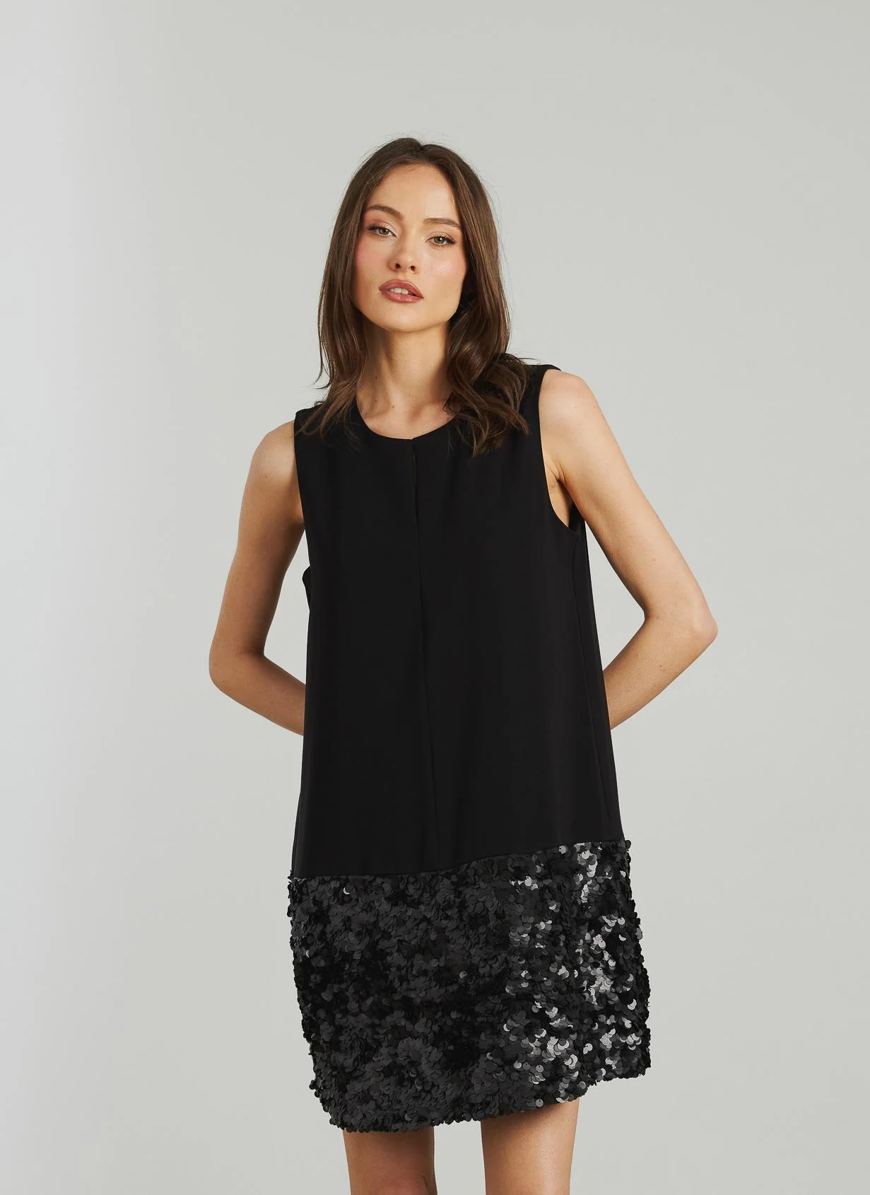 VESTIDO ESTRUCTURA COMBINADO - Image 3