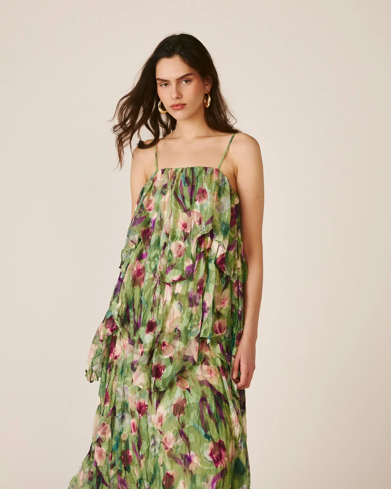 VESTIDO GASA FLORAL - Image 3