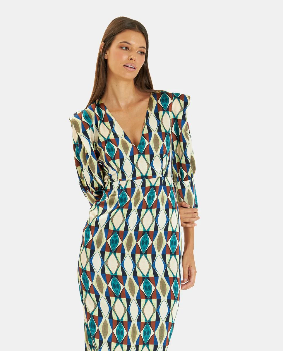 VESTIDO LARGO ESTAMPADO - Image 5