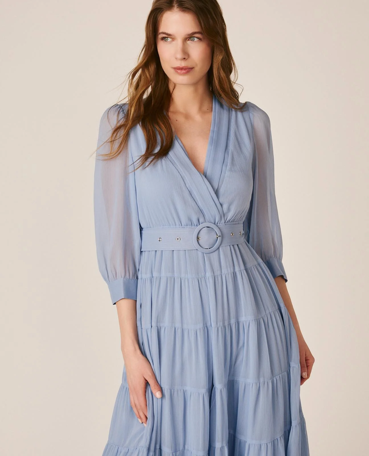 VESTIDO LARGO GASA - Image 5