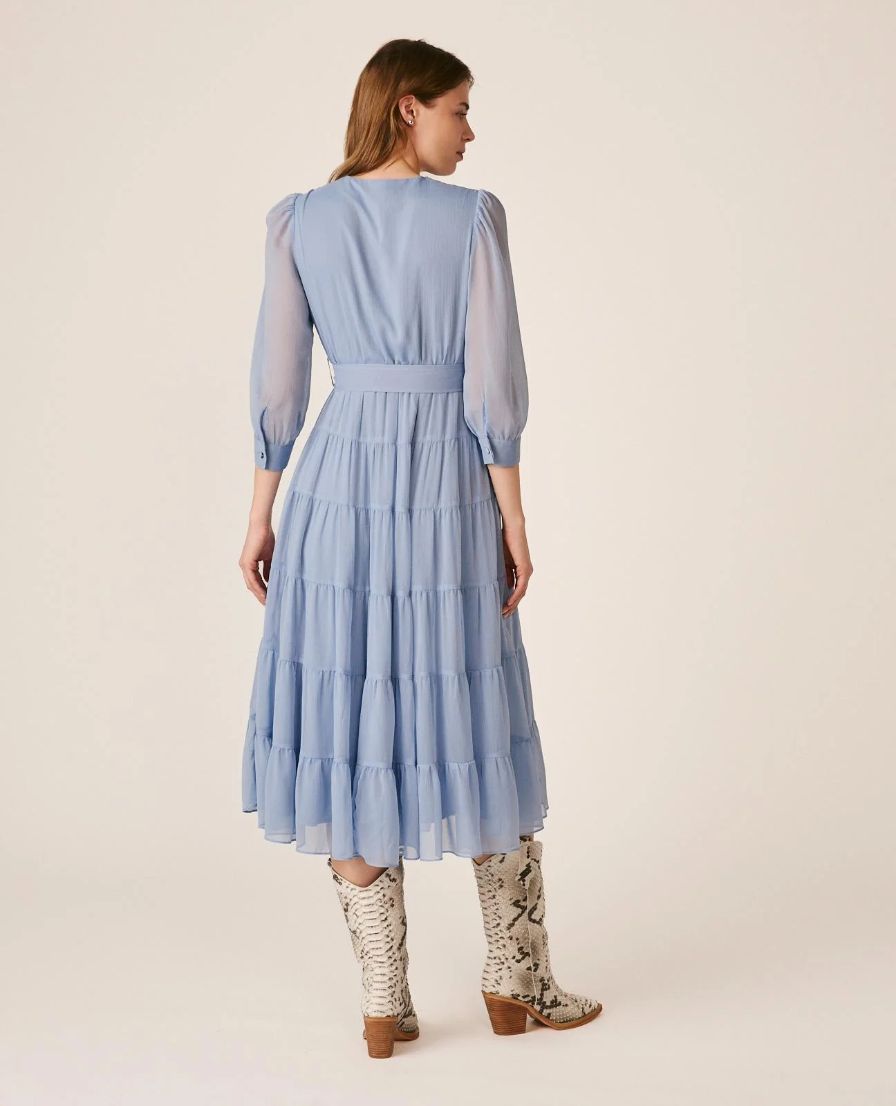 VESTIDO LARGO GASA - Image 8