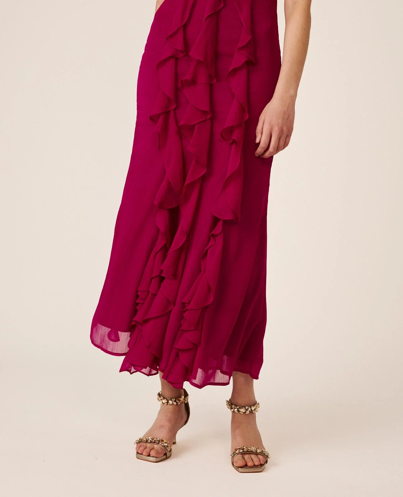 VESTIDO LARGO LISO - Image 7