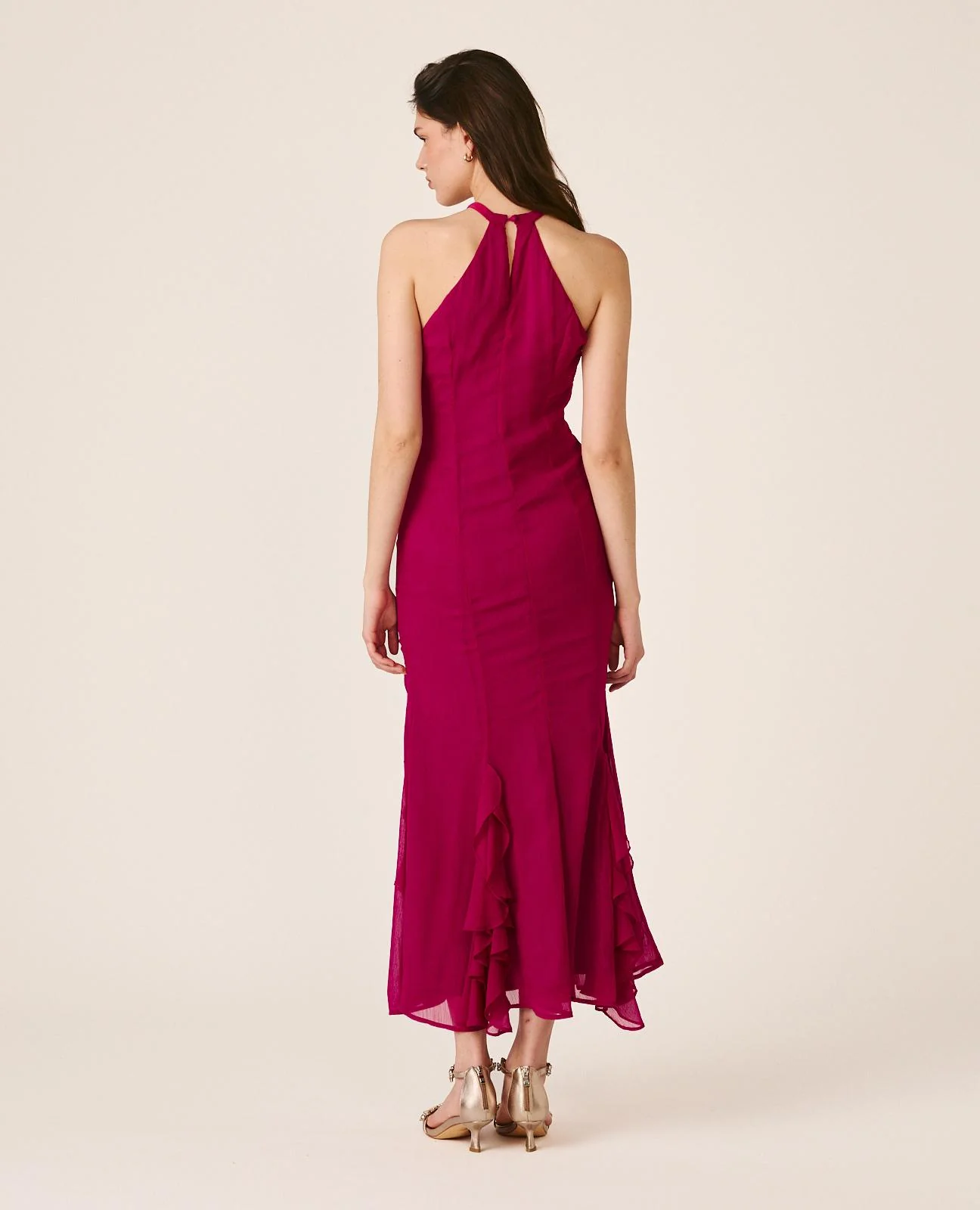 VESTIDO LARGO LISO - Image 9