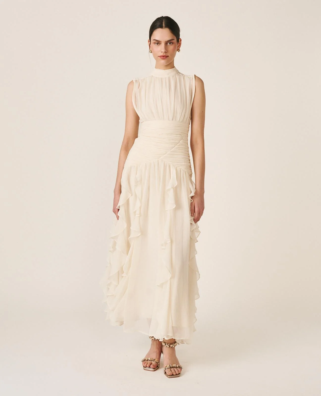 VESTIDO LARGO VOLANTES - Image 4