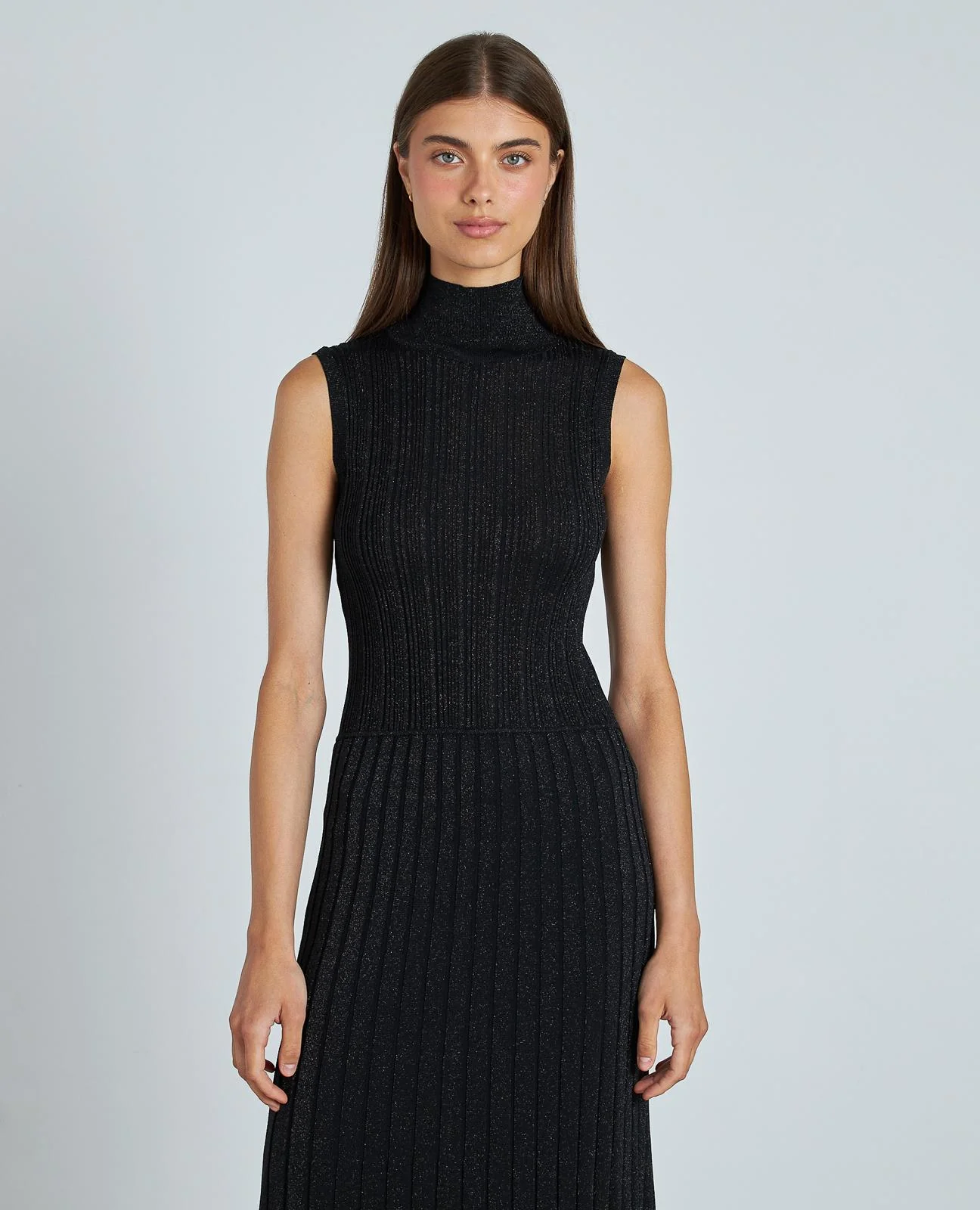 VESTIDO METALIZADO SIN MANGAS - Image 3