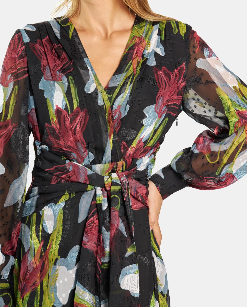 VESTIDO MIDI ESTAMPADO FLORAL - Image 3
