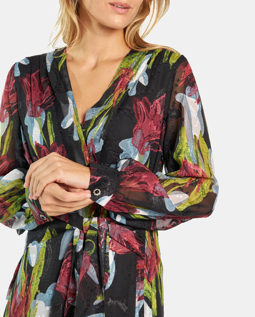VESTIDO MIDI ESTAMPADO FLORAL - Image 4