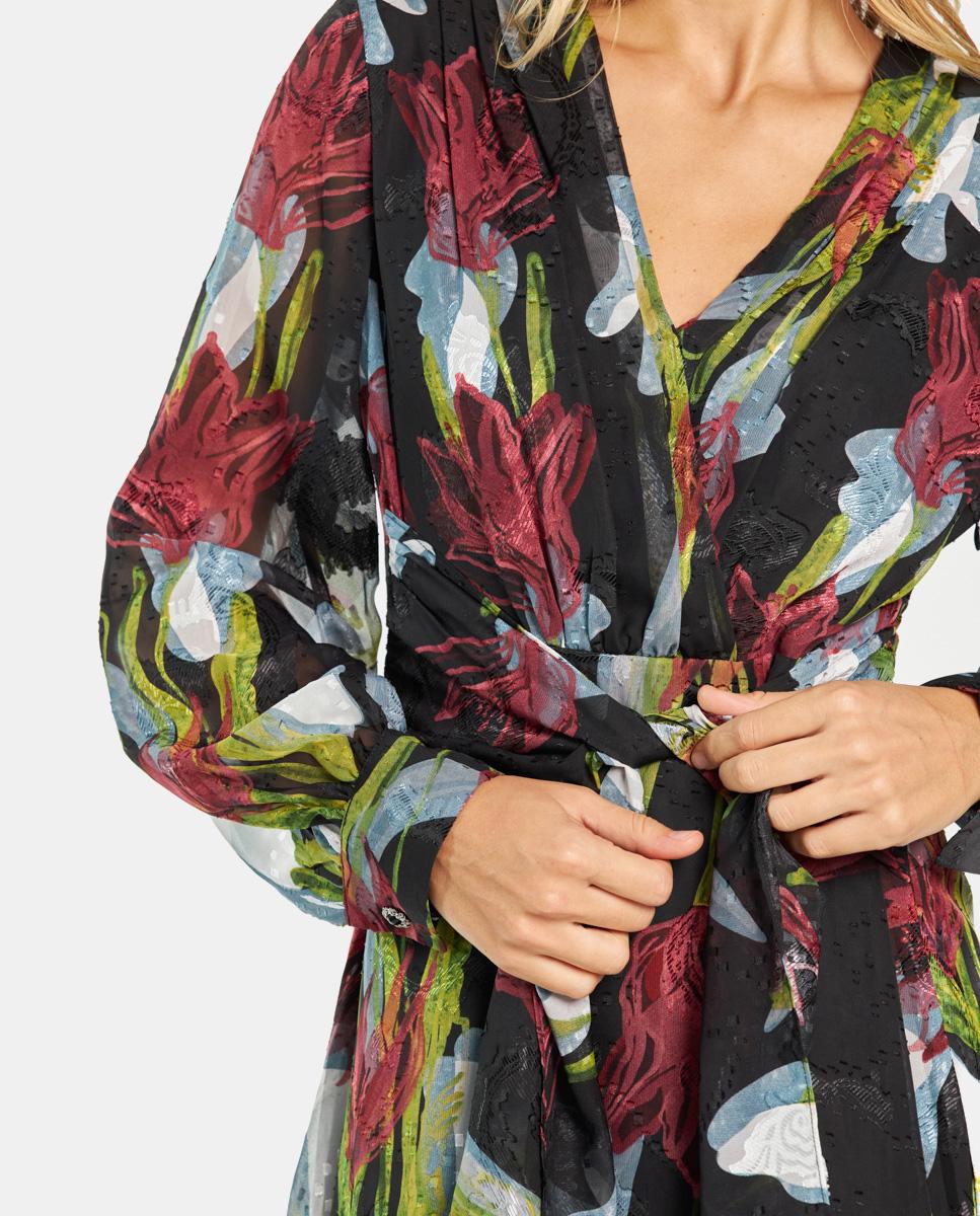 VESTIDO MIDI ESTAMPADO FLORAL - Image 5