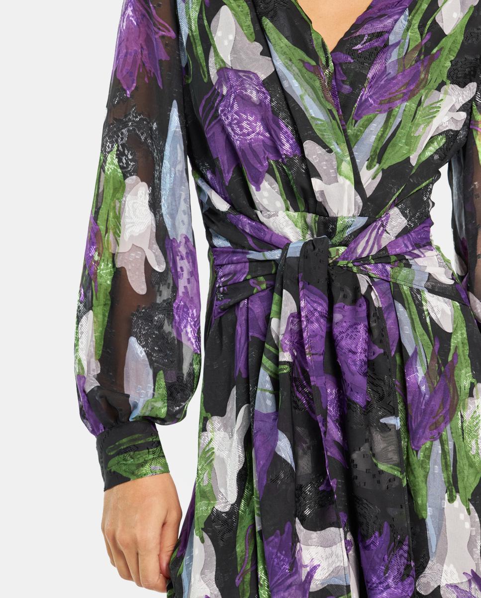 VESTIDO MIDI ESTAMPADO FLORAL - Image 4
