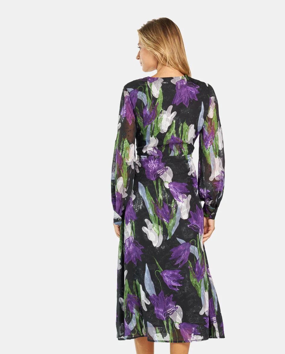VESTIDO MIDI ESTAMPADO FLORAL - Image 6