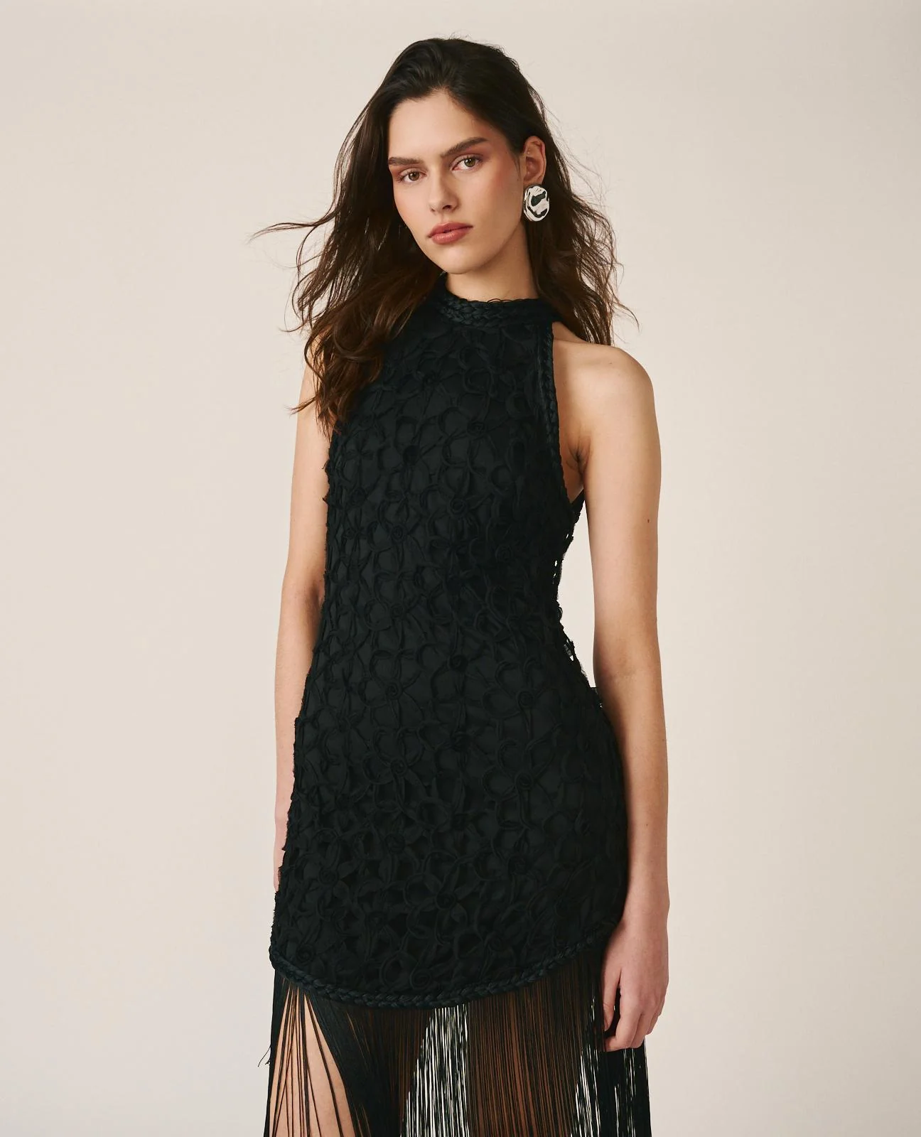 VESTIDO MIDI FLECOS - Image 2