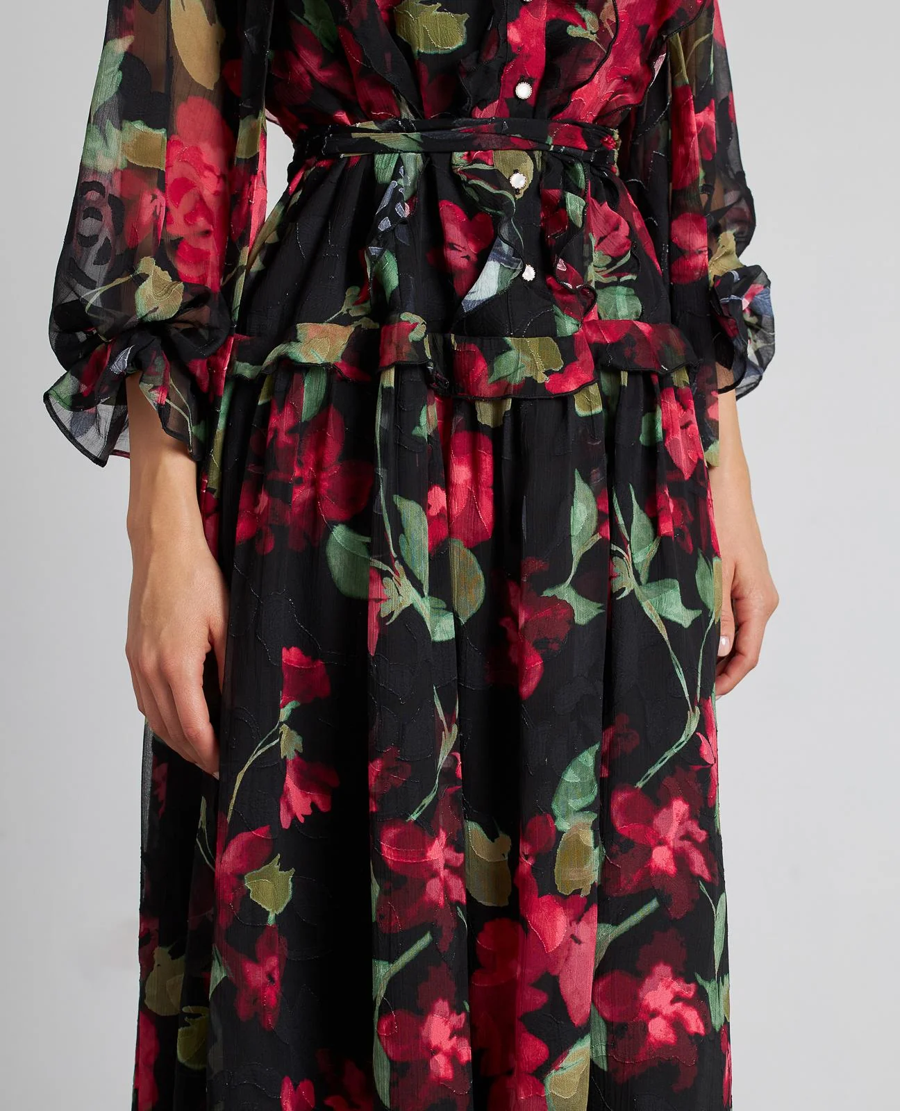 VESTIDO MIDI FLORES - Image 6