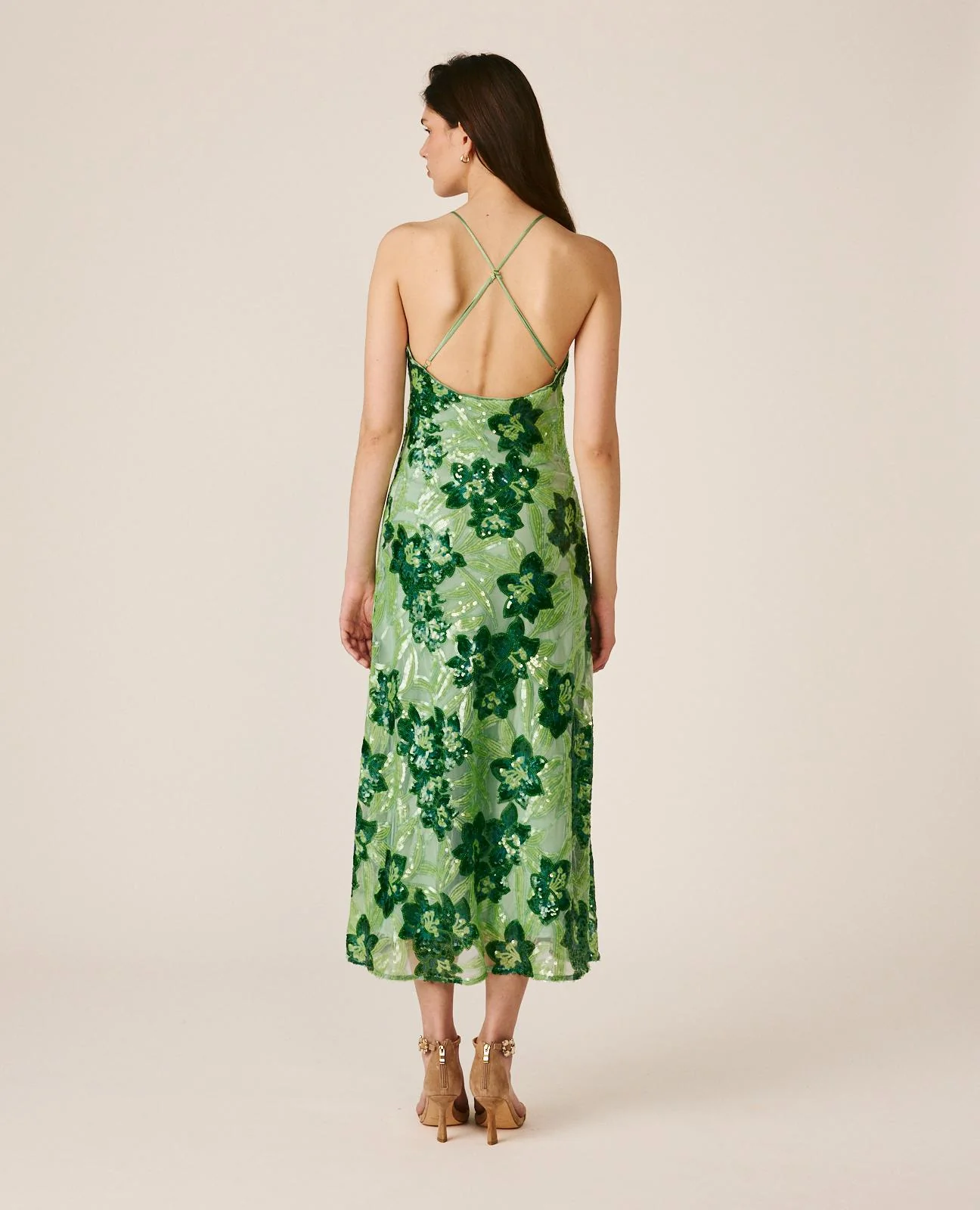 VESTIDO MIDI LENTEJUELAS - Image 8