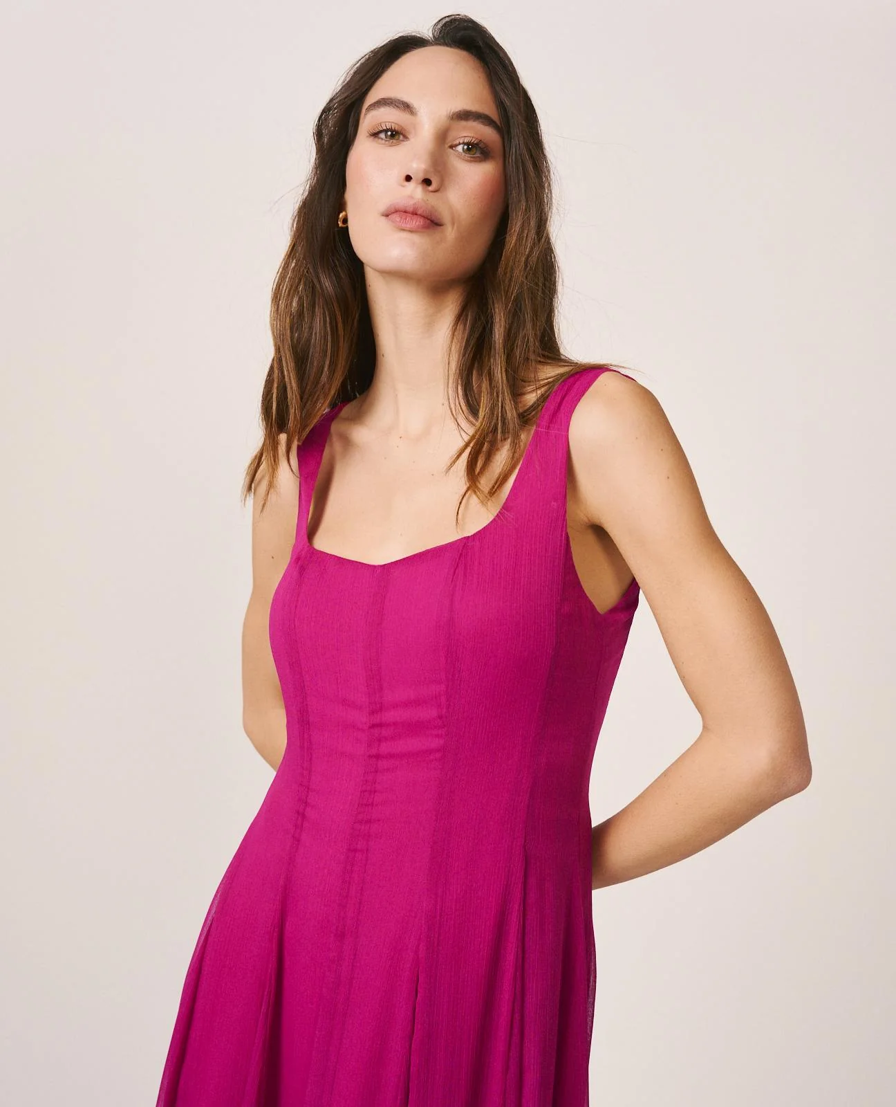 VESTIDO MIDI GASA - Image 5