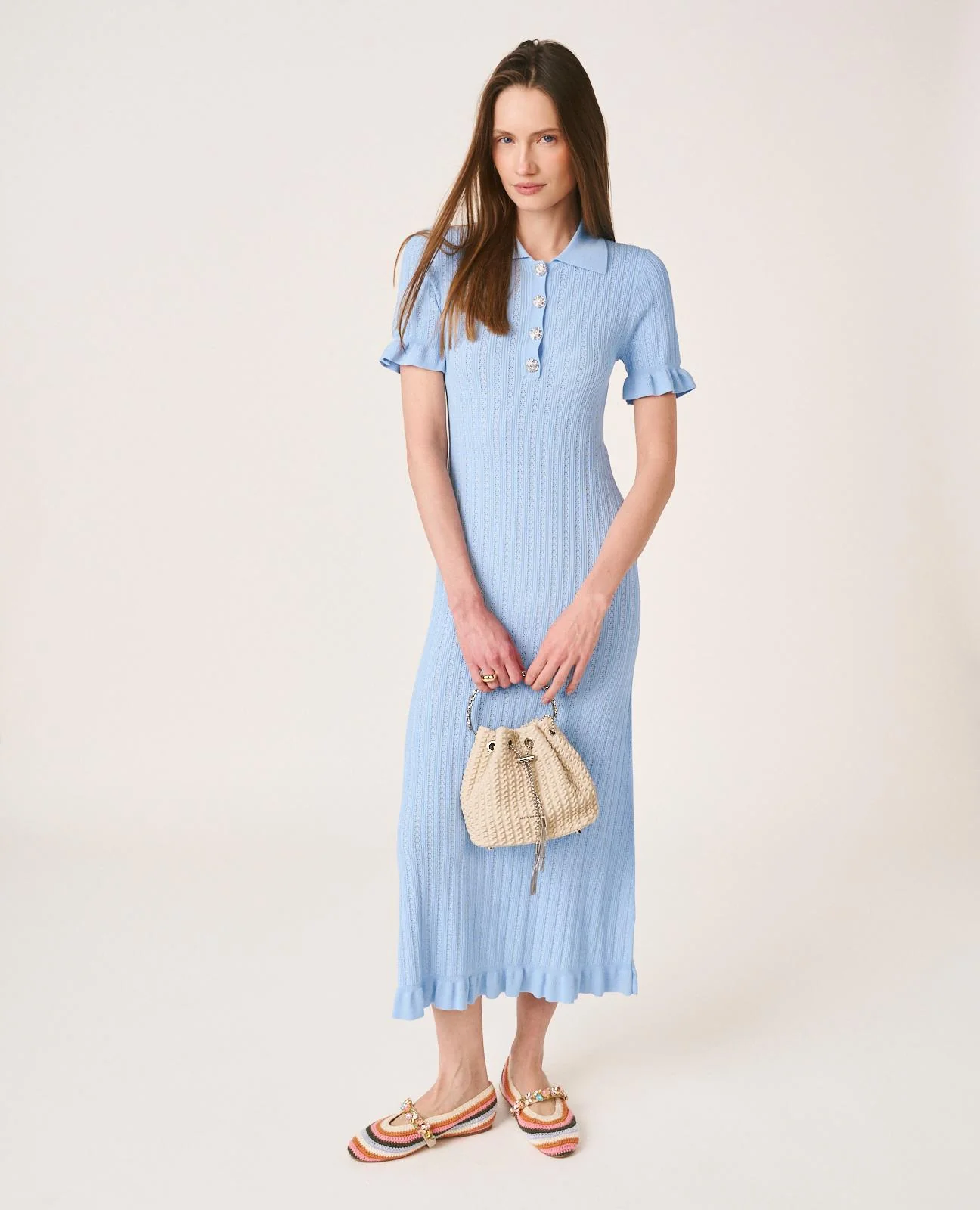 VESTIDO MIDI PUNTO - Image 4