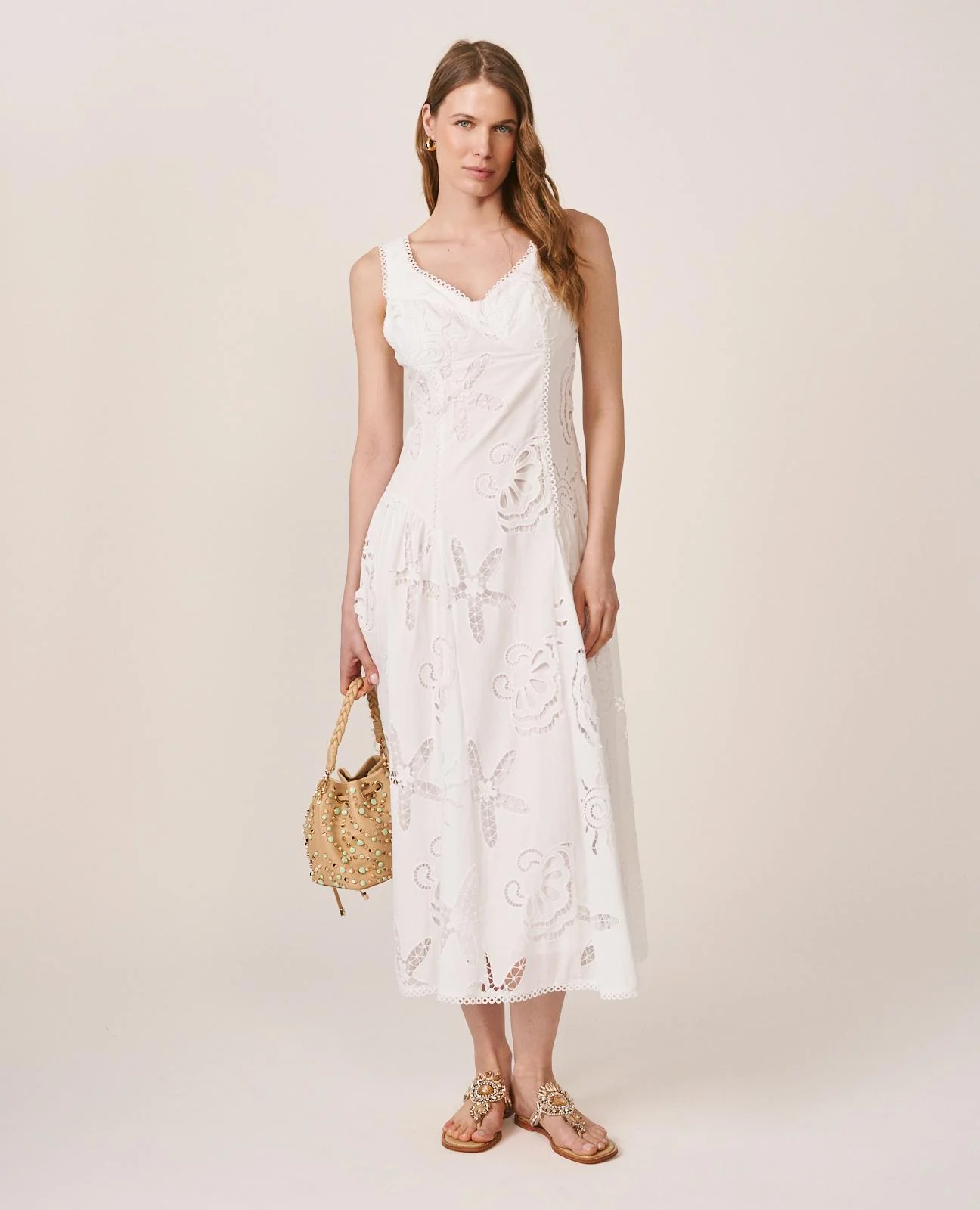 VESTIDO MIDI TIRANTES