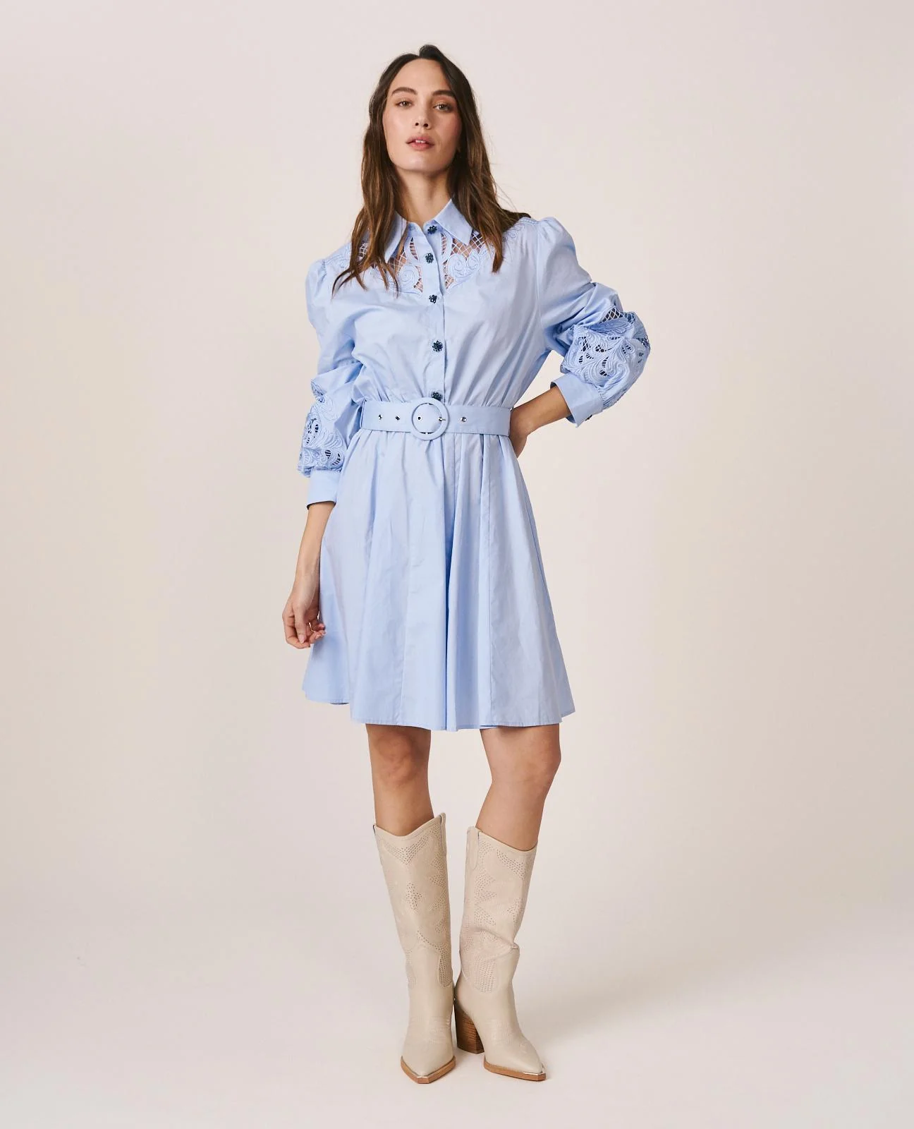 VESTIDO POPELÍN ALGODÓN - Image 2