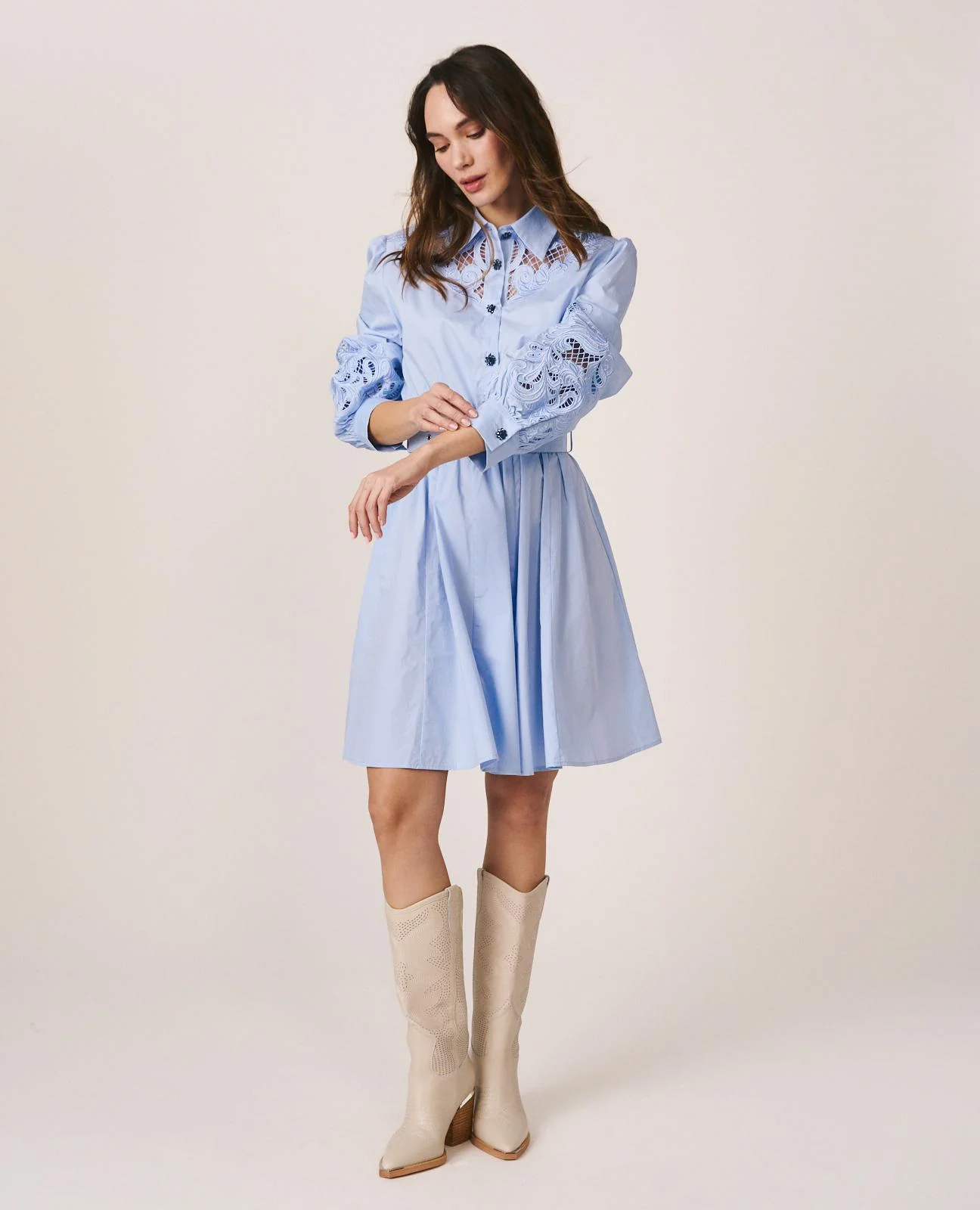 VESTIDO POPELÍN ALGODÓN - Image 4