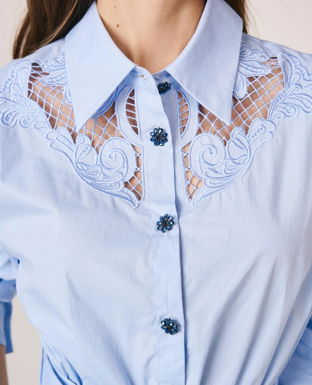 VESTIDO POPELÍN ALGODÓN - Image 6