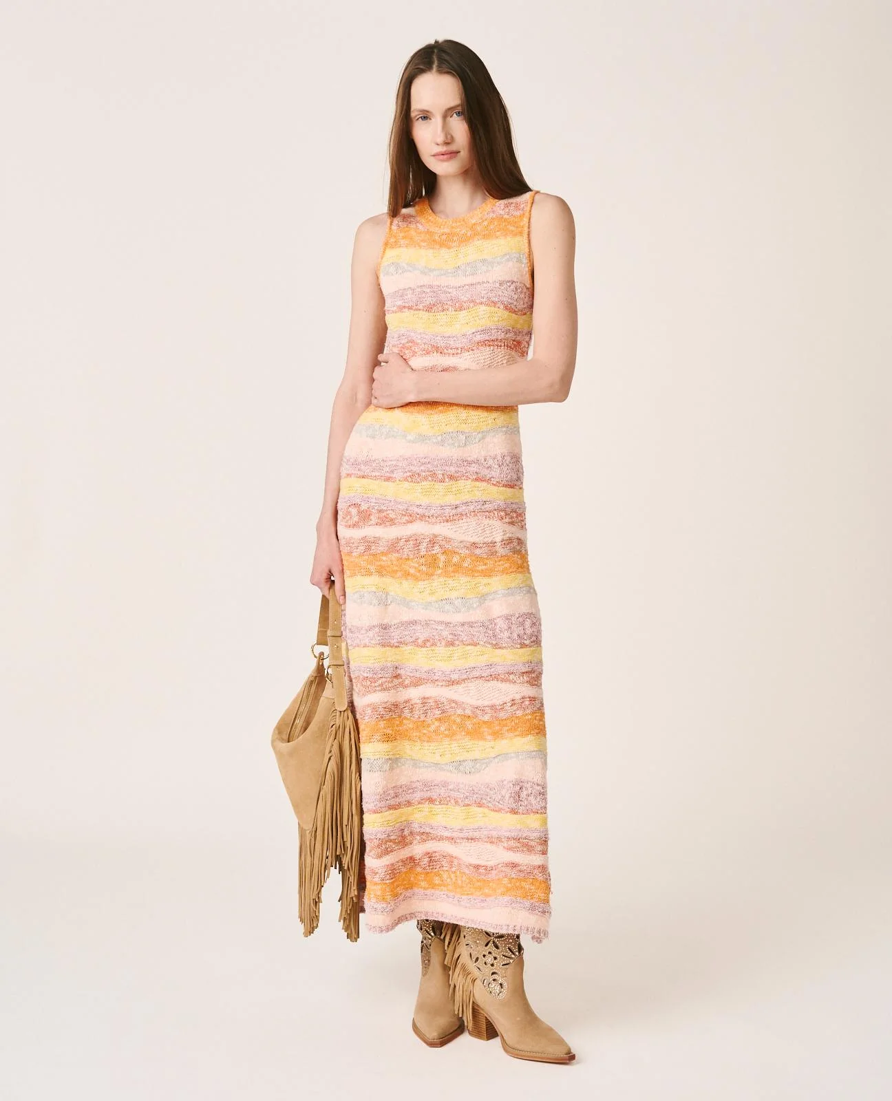VESTIDO PUNTO MIDI - Image 6