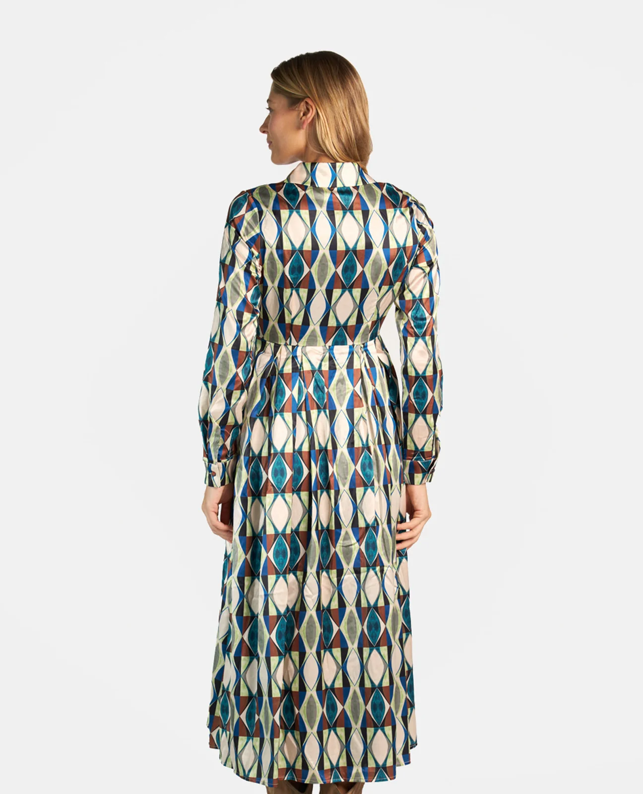 VESTIDO SATINADO ESTAMPADO - Image 5