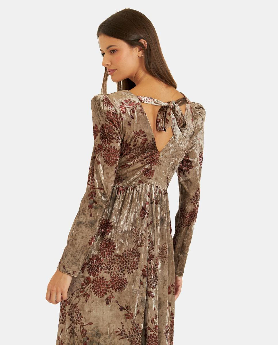VESTIDO TERCIOPLEO ESTAMPADO - Image 3