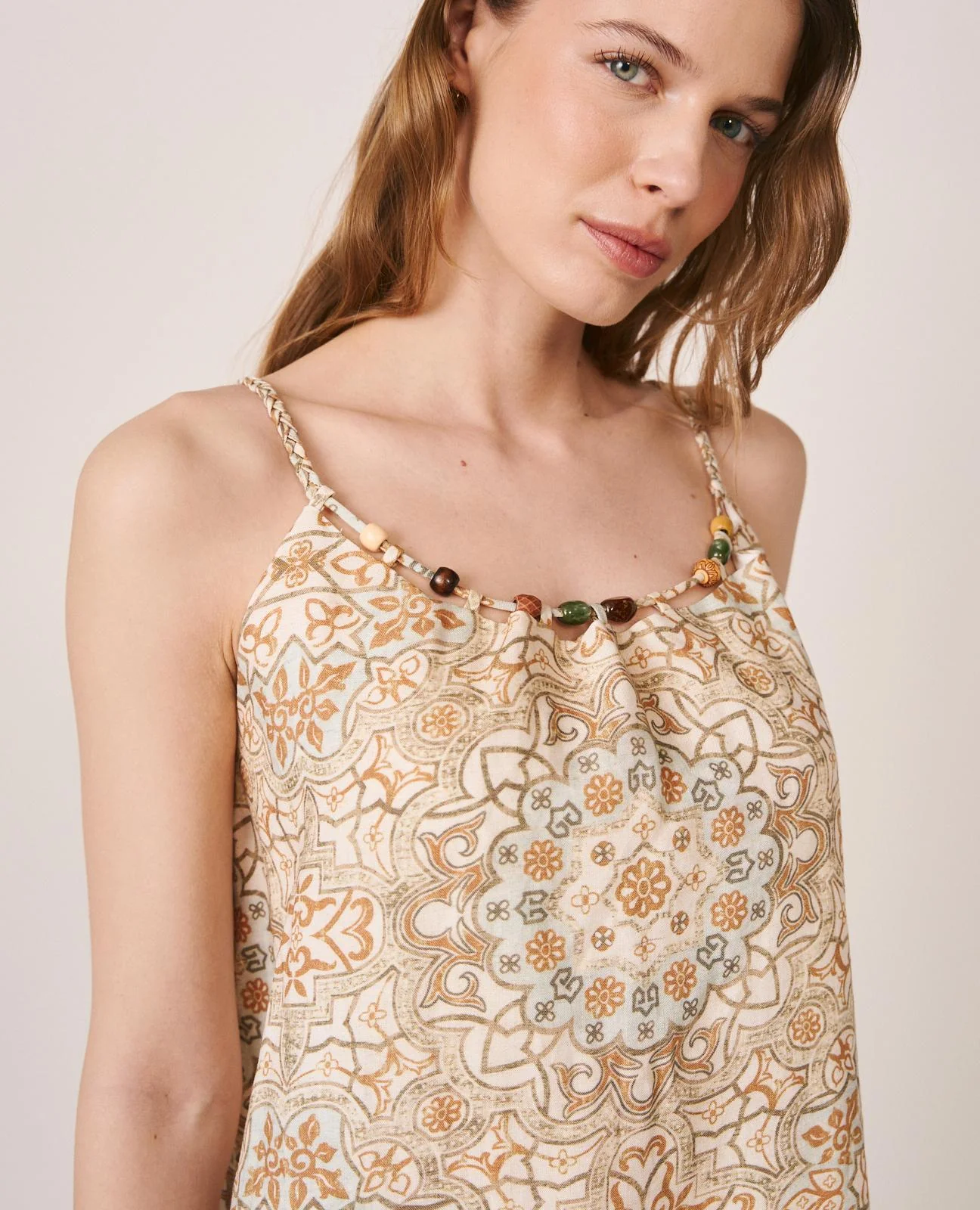 VESTIDO TIRANTES ESTAMPADO - Image 5