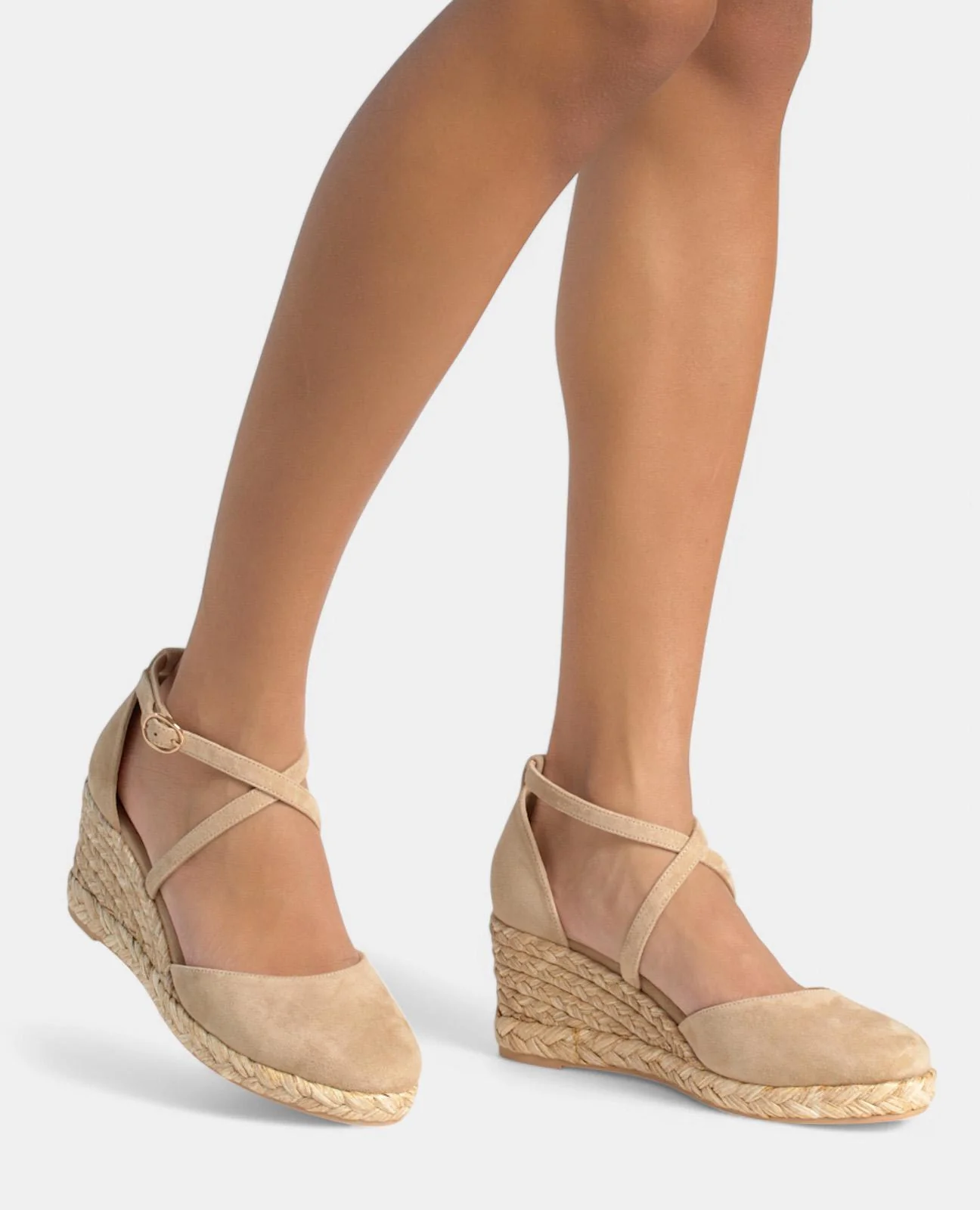 ZAPATO CUÑA TIRAS CRUZADAS - Image 4