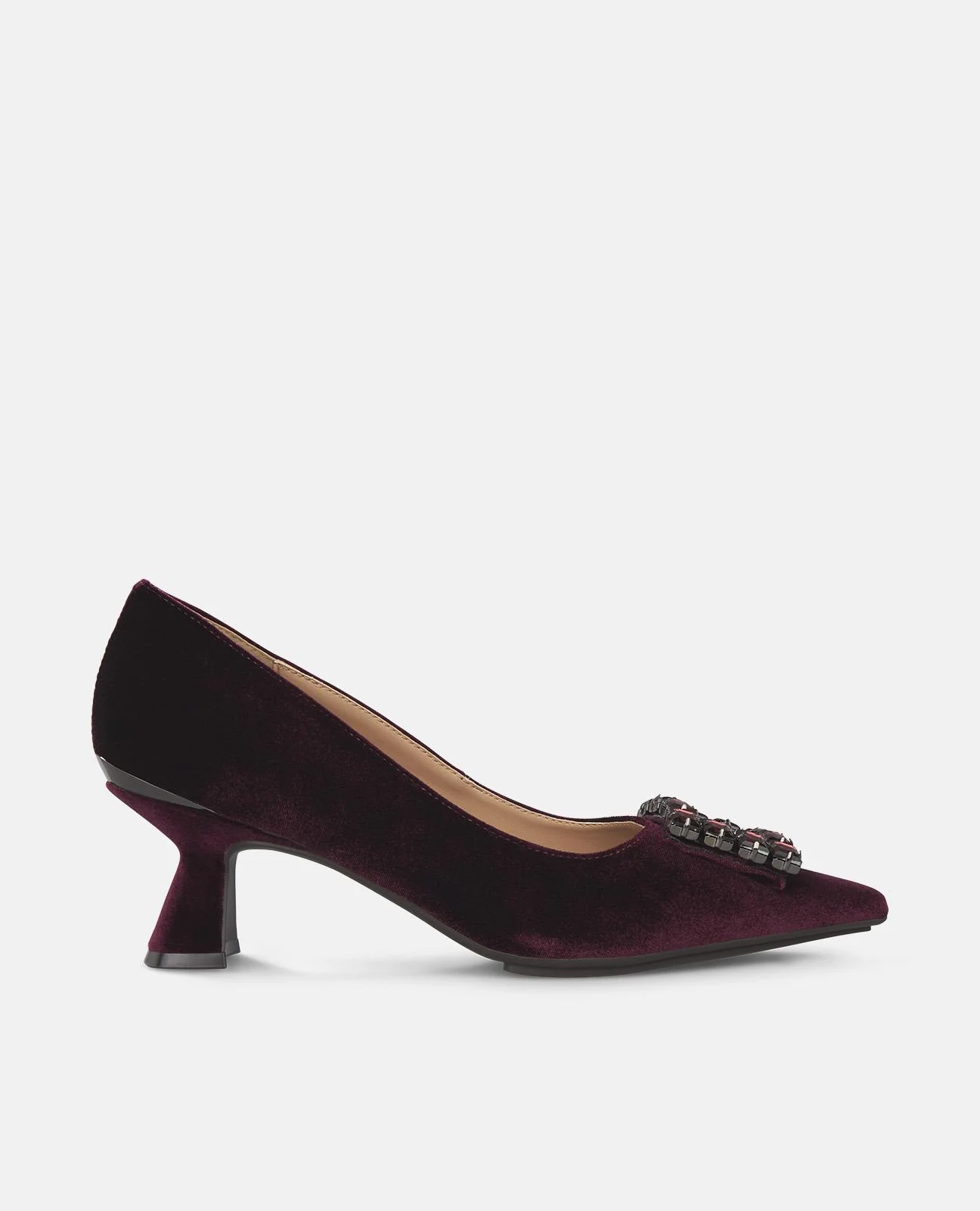 ZAPATO DETALLE CUADRADO TACÓN