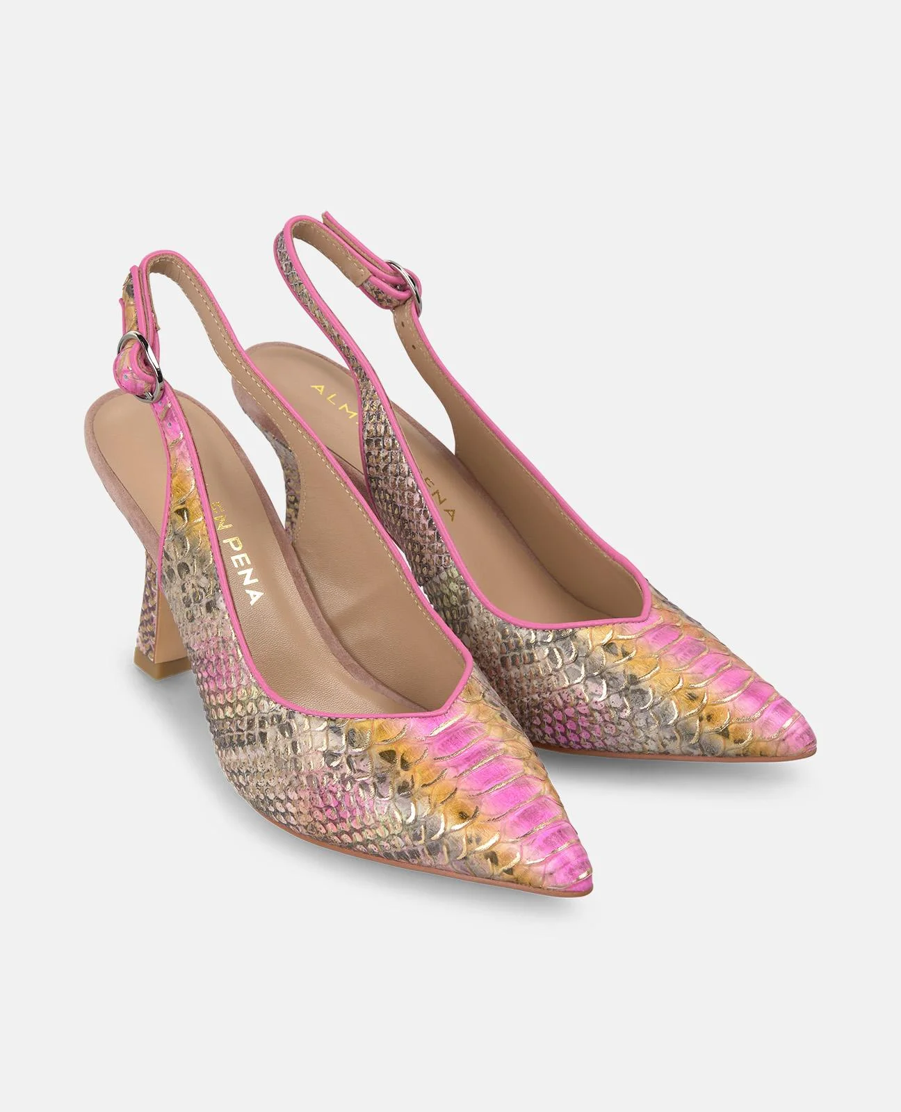 ZAPATO TACÓN AGUJA DESTALONADO - Image 3