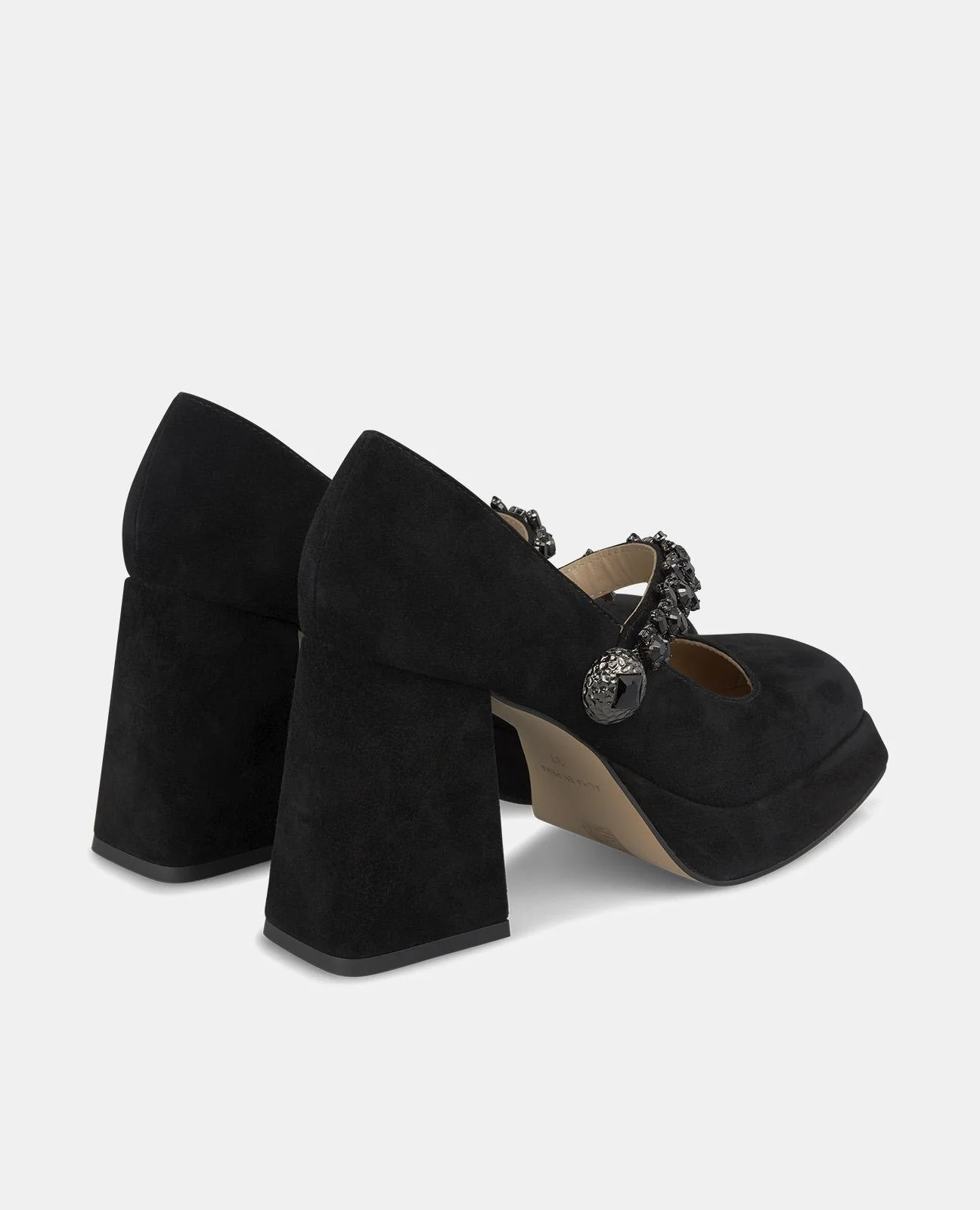ZAPATO TACÓN BOTÓN PEDRERÍA - Image 3